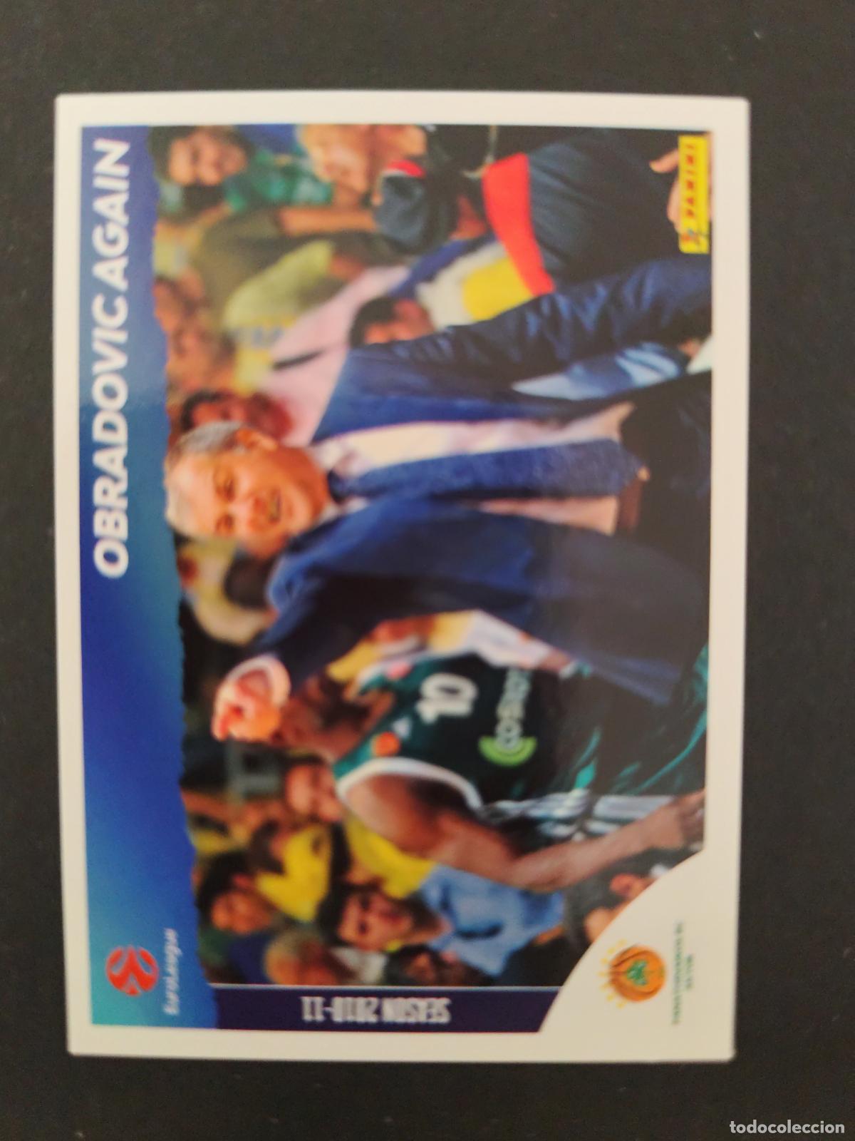 Coleccionismo deportivo: 444 OBRADOVIC AGAIN PANATHINAIKOS EUROLEAGUE 2025 2026 25 26 BALONCESTO