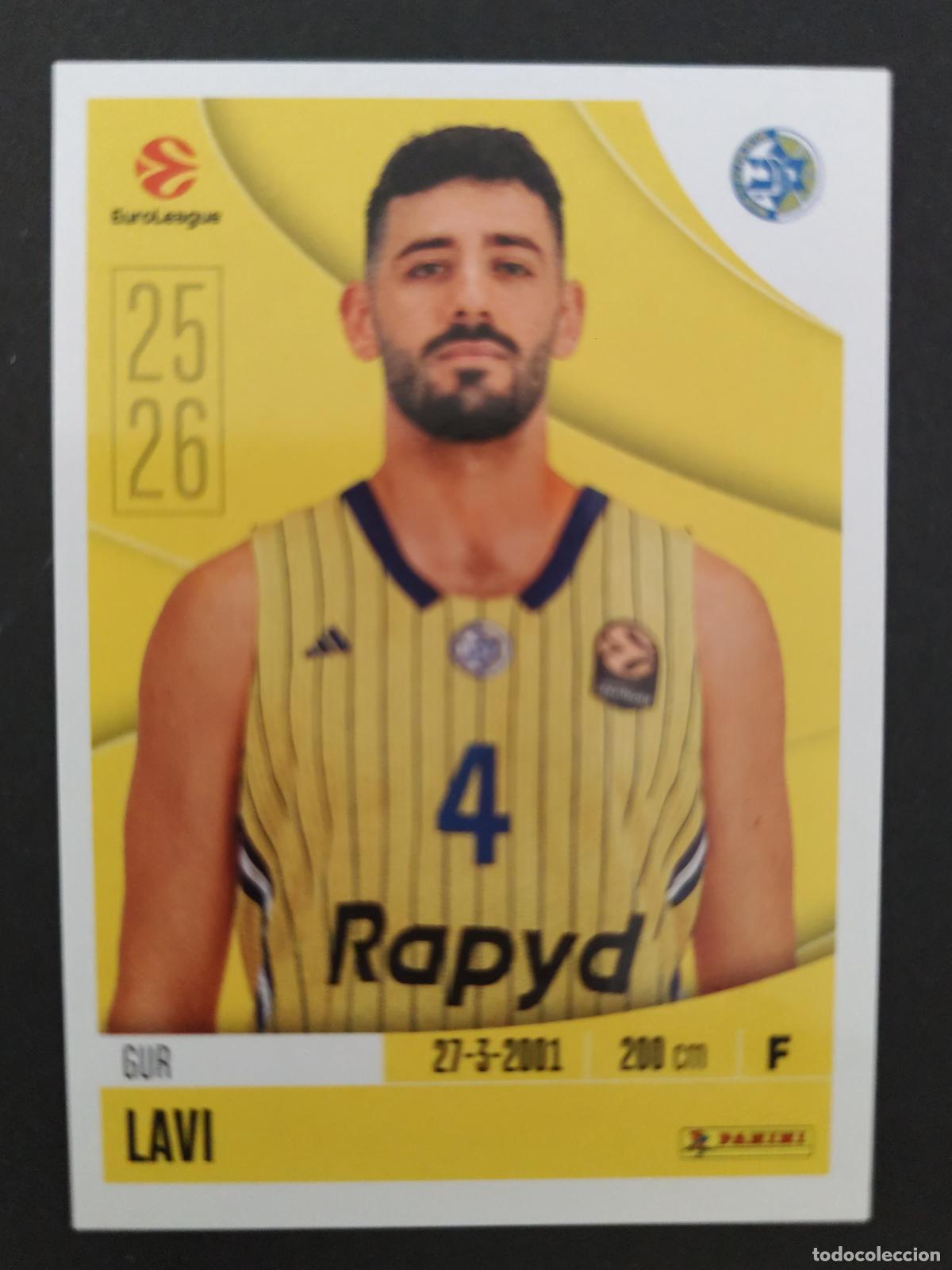 Coleccionismo deportivo: 240 GUR LAVI MACCABI TEL AVIV EUROLEAGUE 2025 2026 25 26 BALONCESTO