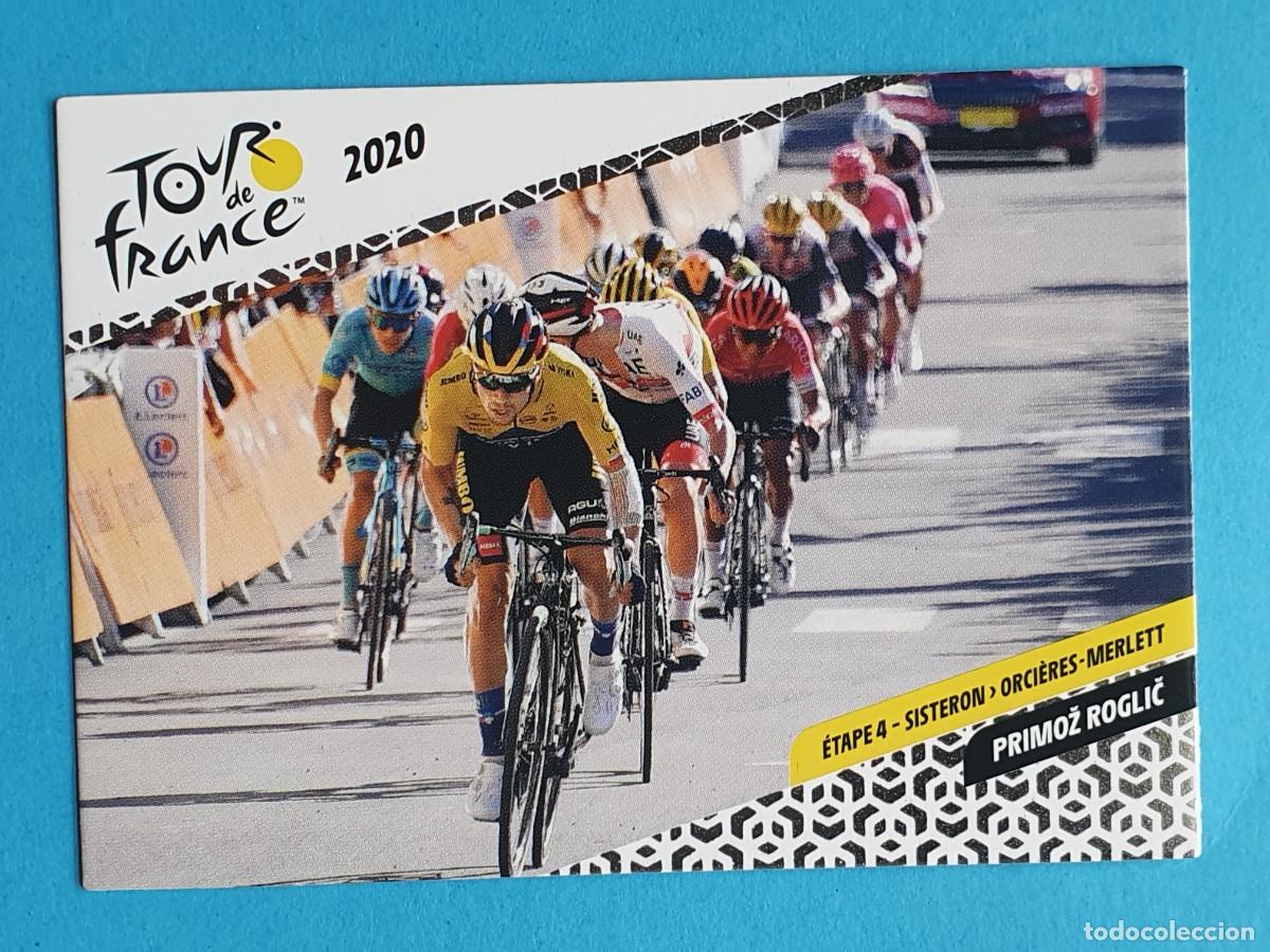 Sammelleidenschaft Sport: WINNER Stage 4 #E4 PRIMOZ ROGLIC (Jumbo-Visma) - Panini TOUR FRANCE 2020 Card