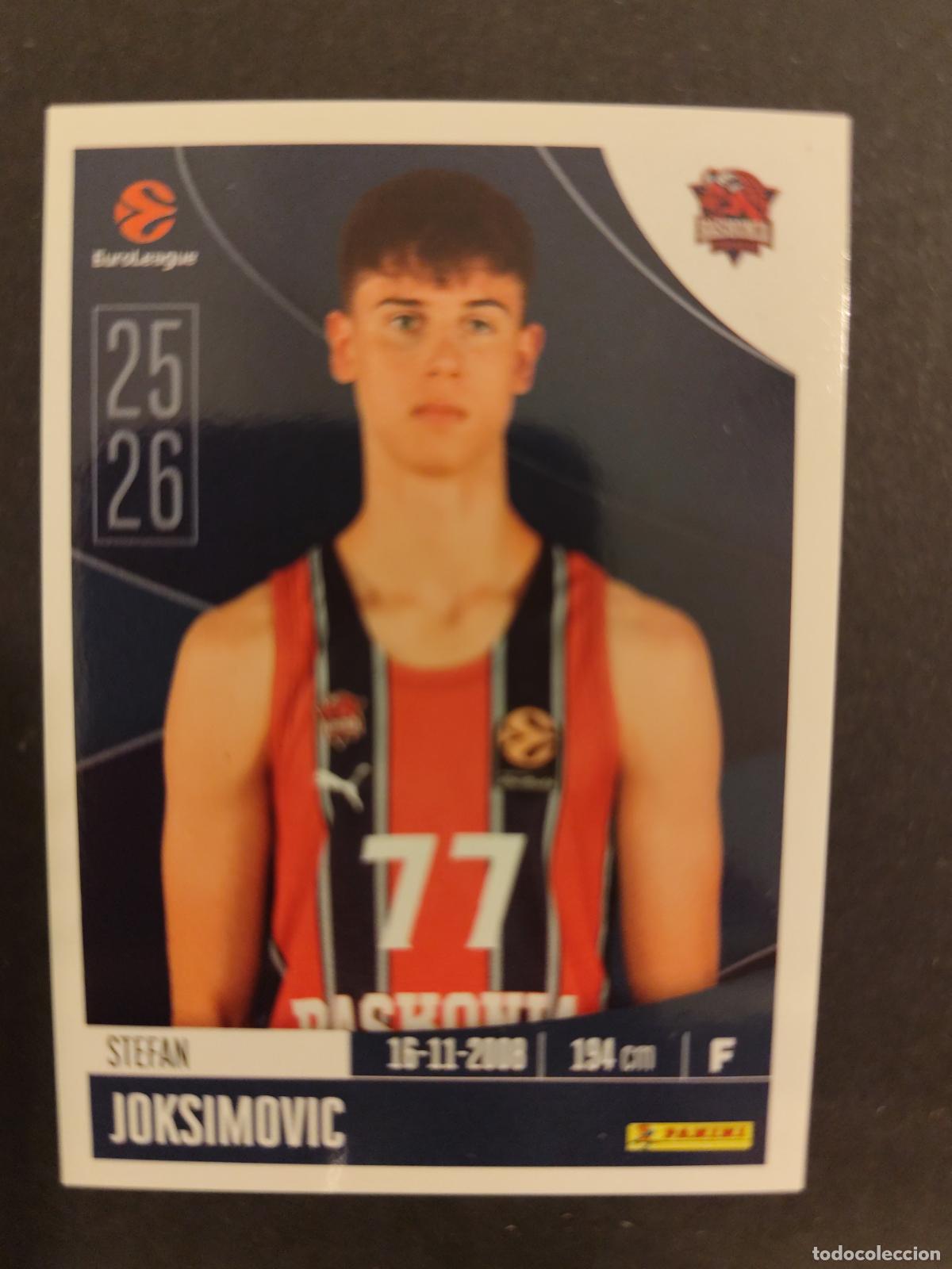 Collezionismo sportivo: 91 STEFAN JOKSIMOVIC BASKONIA EUROLEAGUE 2025 2026 25 26 BALONCESTO