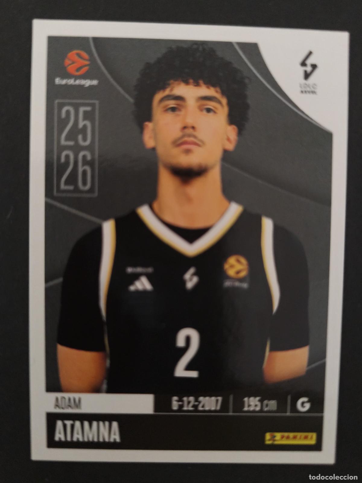 Collezionismo sportivo: 216 ADAM ATAMNA ASVEL VILLEURBANNE EUROLEAGUE 2025 2026 25 26 BALONCESTO