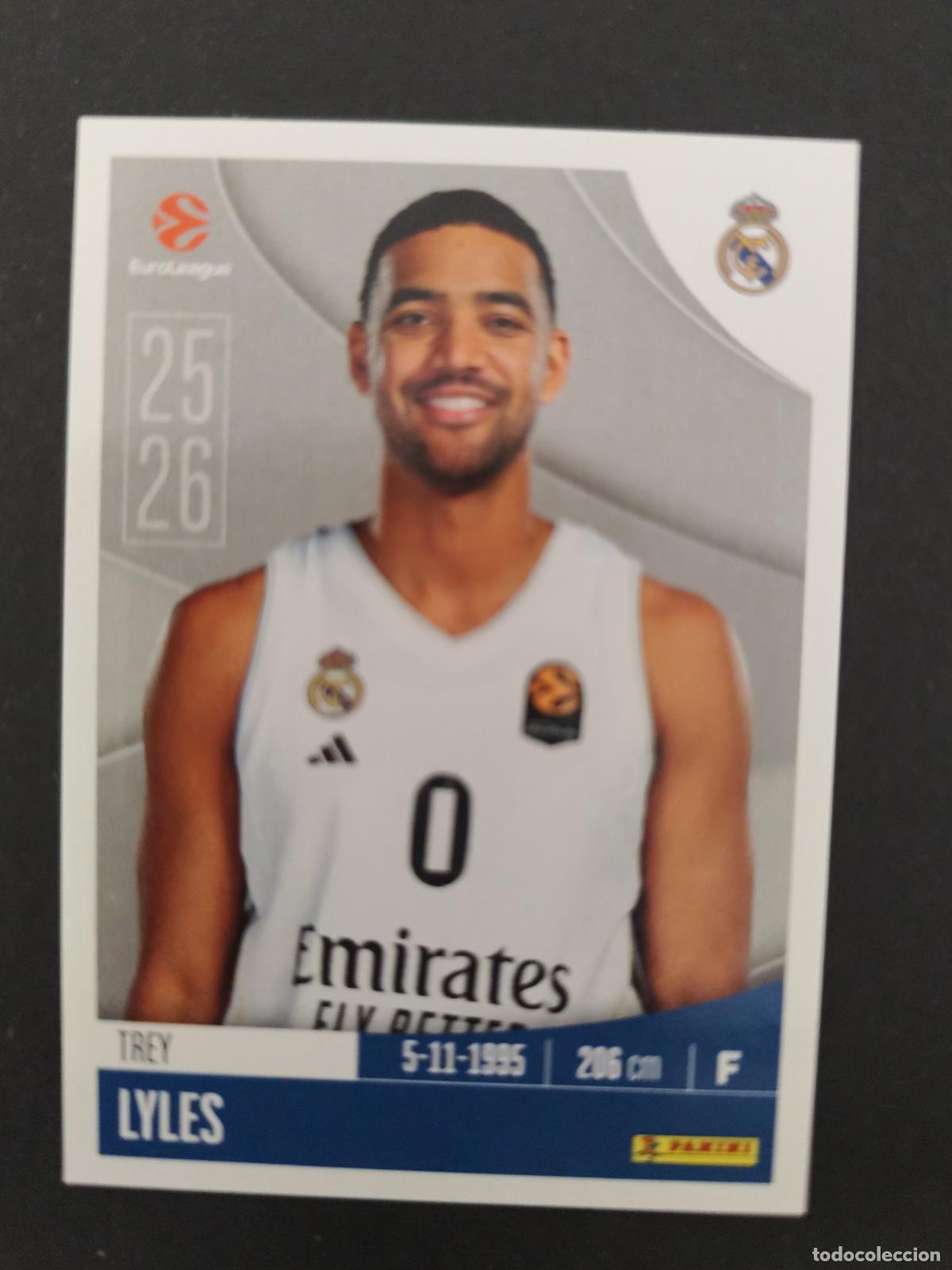 Coleccionismo deportivo: 322 TREY LYLES REAL MADRID EUROLEAGUE 2025 2026 25 26 BALONCESTO