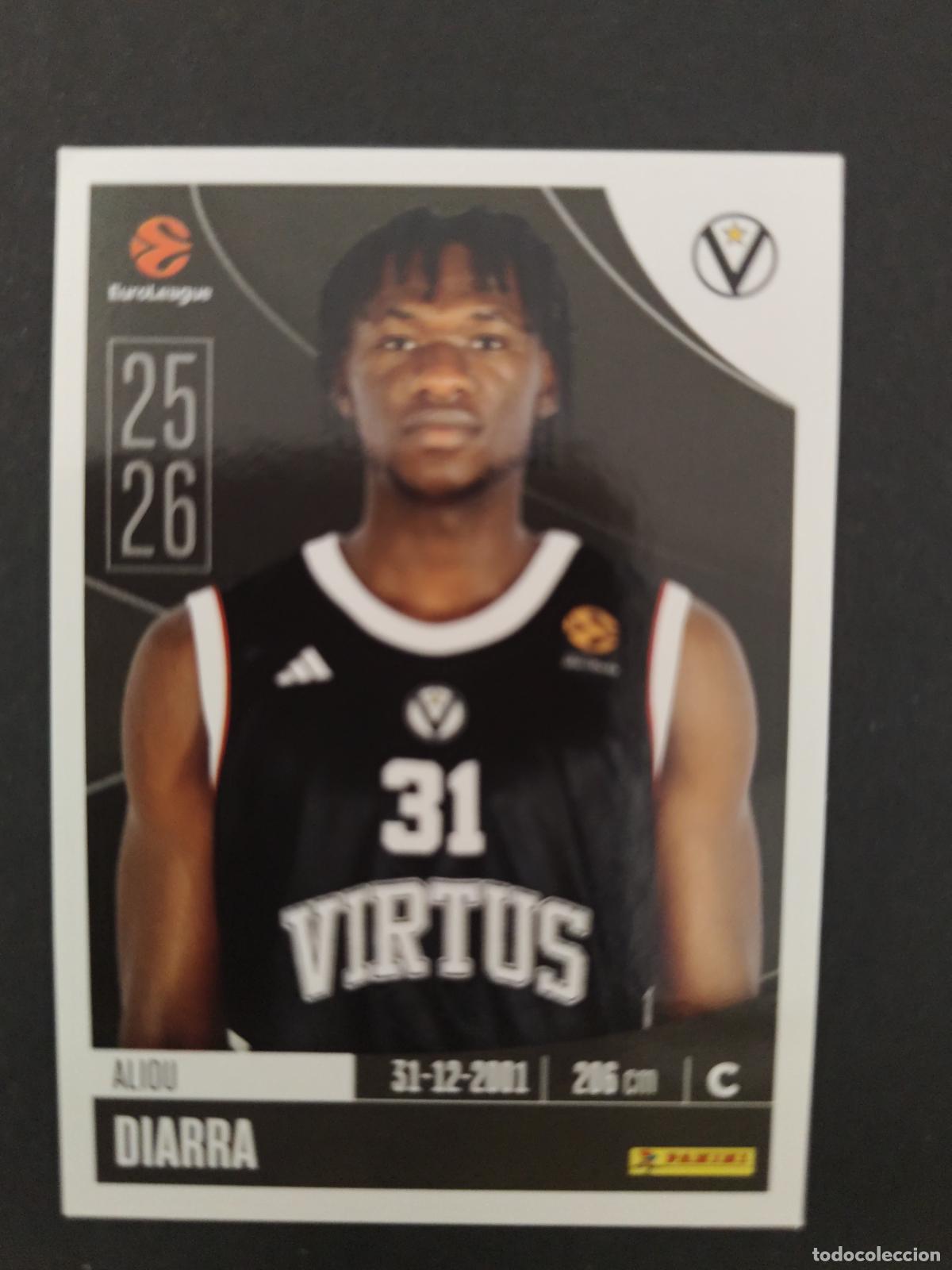 Coleccionismo deportivo: 365 ALIOU DIARRA VIRTUS BOLOGNA EUROLEAGUE 2025 2026 25 26 BALONCESTO