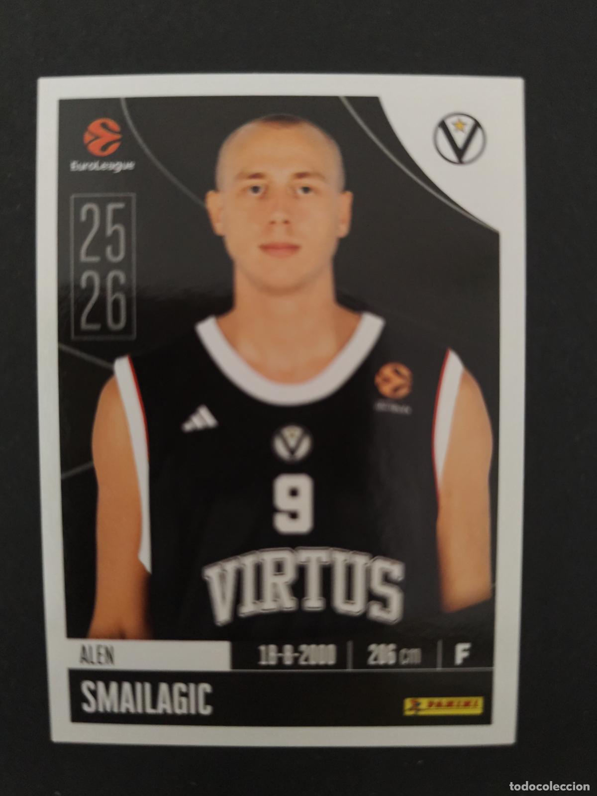 Colecionismo desportivo: 360 ALEN SMAILAGIC VIRTUS BOLOGNA EUROLEAGUE 2025 2026 25 26 BALONCESTO