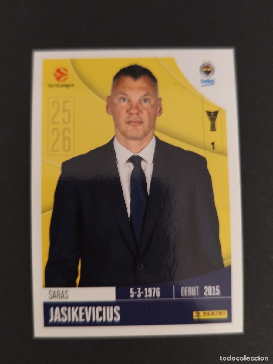 Colecionismo desportivo: 181 SARAS JASIKEVICIUS FENERBAH&Ccedil;E EUROLEAGUE 2025 2026 25 26 BALONCESTO