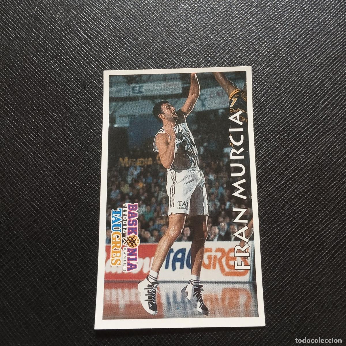 Coleccionismo deportivo: 104 FRAN MURCIA BASKONIA TAUGRES MUNDICROMO ACB 96 97 BALONCESTO 1996 1997 - SIN PEGAR - A126 PG73