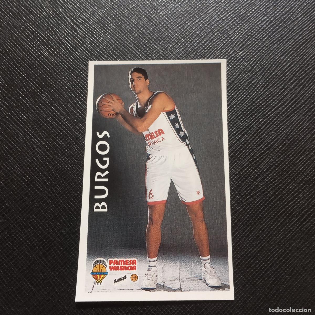 Coleccionismo deportivo: 270 BURGOS PAMESA VALENICA MUNDICROMO ACB 96 97 BALONCESTO 1996 1997 - SIN PEGAR - A126 PG73