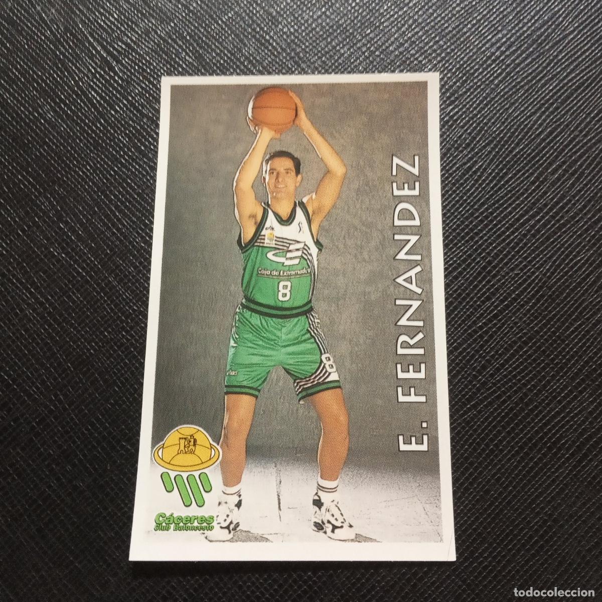 Coleccionismo deportivo: 117 E FERNANDEZ CACERES MUNDICROMO ACB 96 97 BALONCESTO 1996 1997 - SIN PEGAR - A126 PG100