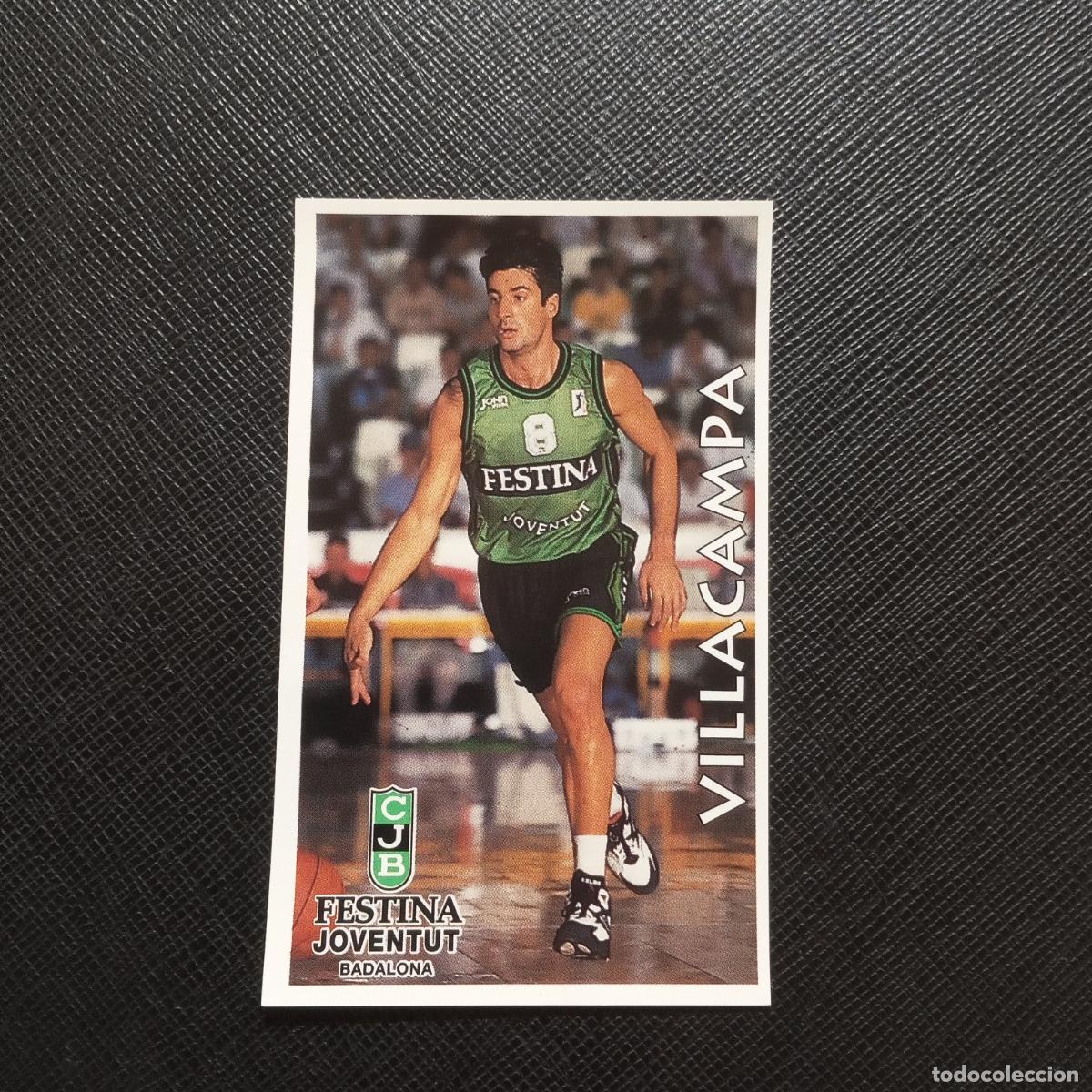 Coleccionismo deportivo: 161 VILLACAMPA FESTINA JOUVENTUT MUNDICROMO ACB 96 97 BALONCESTO 1996 1997 - SIN PEGAR - A126 PG118