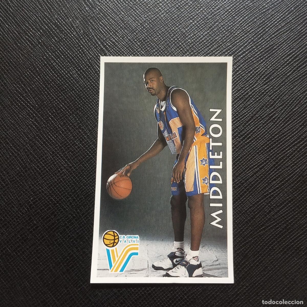 Coleccionismo deportivo: 137 MIDDLETON GIRONA MUNDICROMO ACB 96 97 BALONCESTO 1996 1997 - SIN PEGAR - A126 PG145