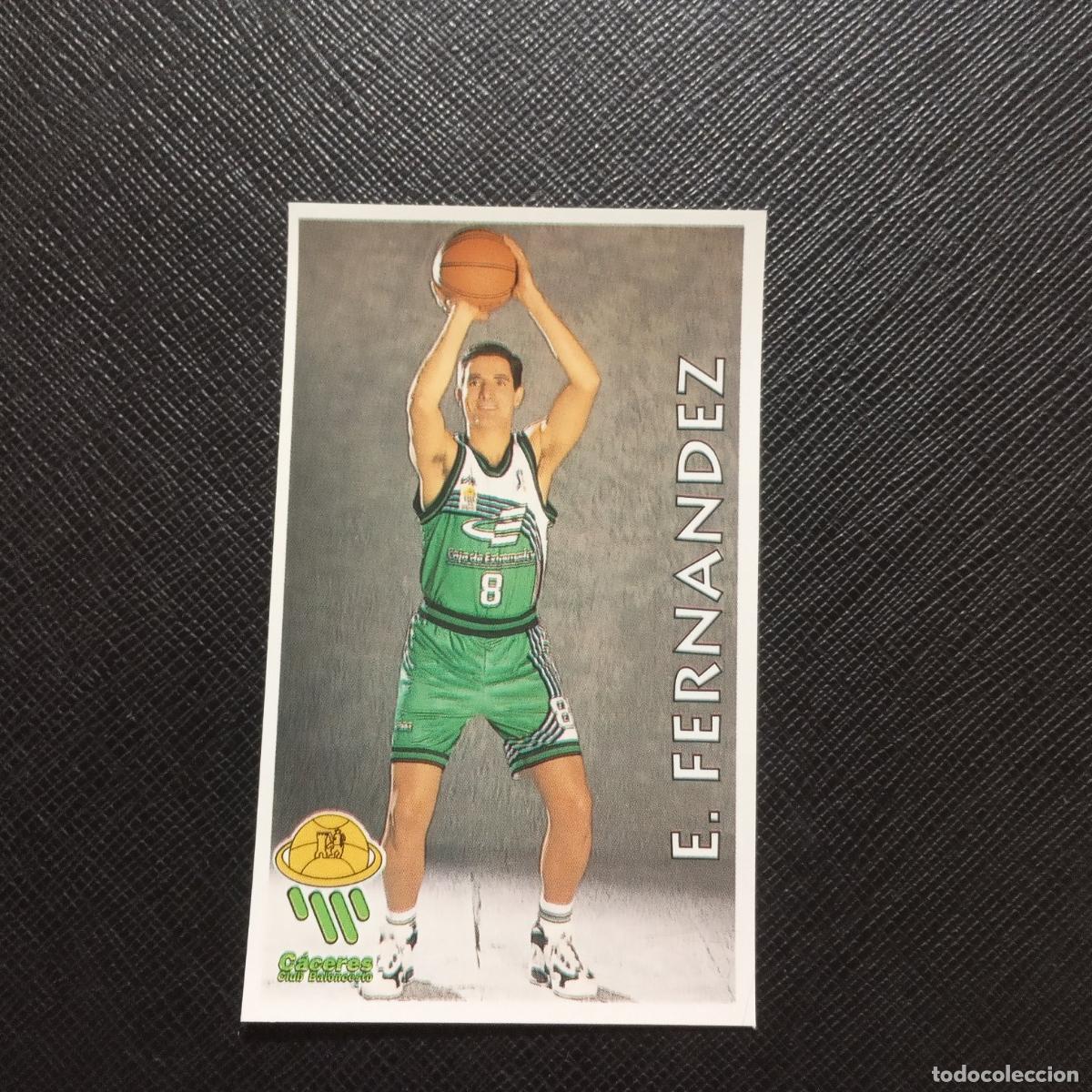 Sammelleidenschaft Sport: 117 E FERNANDEZ CACERES MUNDICROMO ACB 96 97 BALONCESTO 1996 1997 - SIN PEGAR - A126 PG154