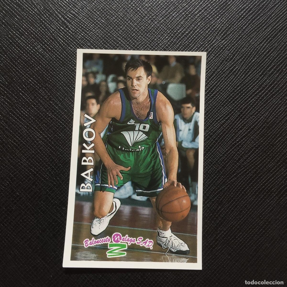 Sammelleidenschaft Sport: 85 BABKOV MALAGA MUNDICROMO ACB 96 97 BALONCESTO 1996 1997 - SIN PEGAR - A126 PG154