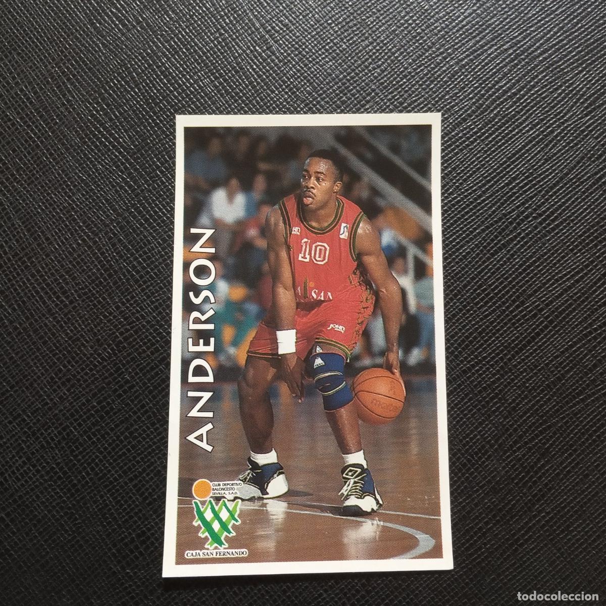 Collezionismo sportivo: 20 ANDERSON CAJA SAN FERNANDO MUNDICROMO ACB 96 97 BALONCESTO 1996 1997 - SIN PEGAR - A126 PG172