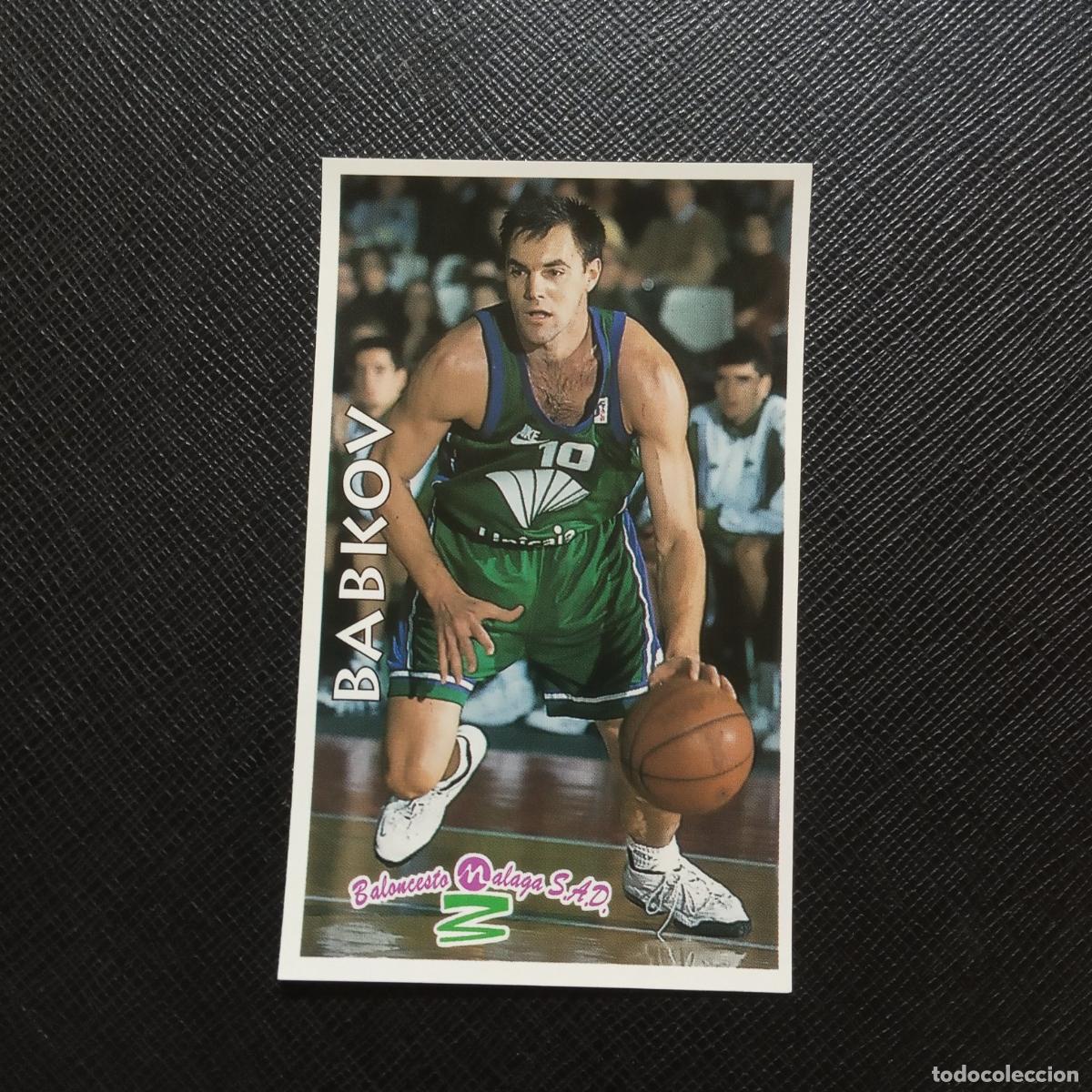 Collezionismo sportivo: 85 BABKOV MALAGA MUNDICROMO ACB 96 97 BALONCESTO 1996 1997 - SIN PEGAR - A126 PG172