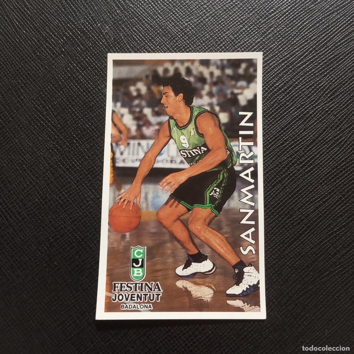 Collectionnisme sportif: 163 SANMARTIN FESTINA JOUVENTUT MUNDICROMO ACB 96 97 BALONCESTO 1996 1997 - SIN PEGAR - A126 PG199