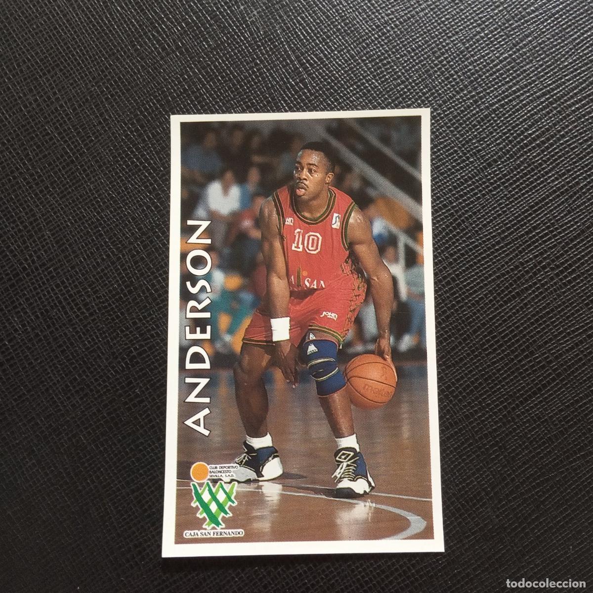 Collectionnisme sportif: 20 ANDERSON CAJA SAN FERNANDO MUNDICROMO ACB 96 97 BALONCESTO 1996 1997 - SIN PEGAR - A126 PG208