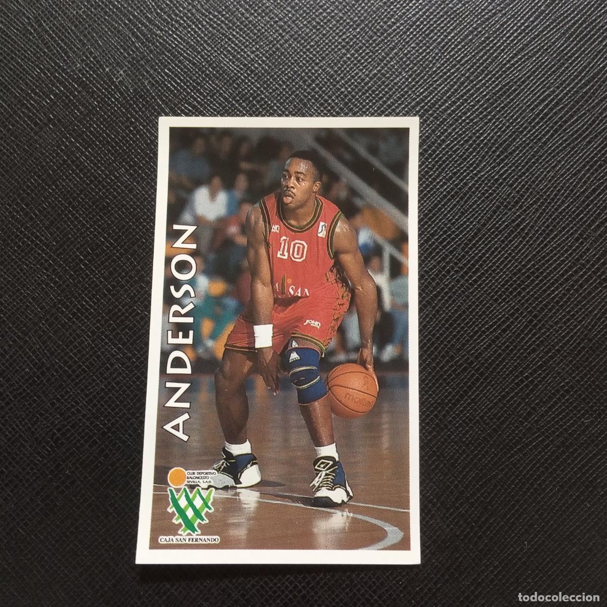 Collezionismo sportivo: 20 ANDERSON CAJA SAN FERNANDO MUNDICROMO ACB 96 97 BALONCESTO 1996 1997 - SIN PEGAR - A126 PG217