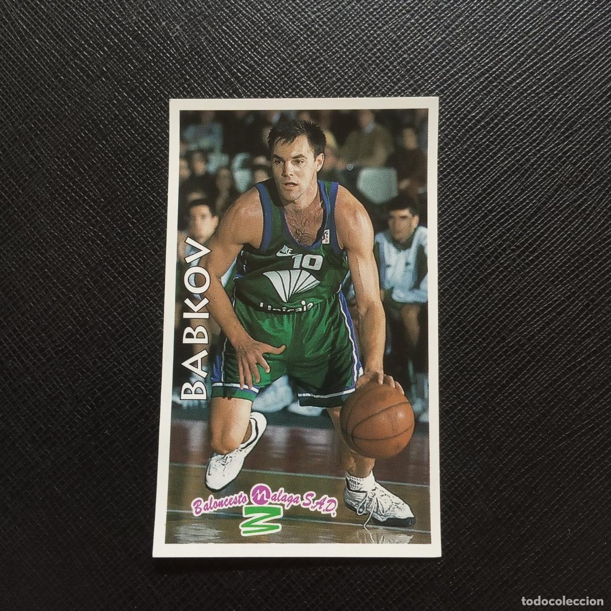 Collezionismo sportivo: 85 BABKOV MALAGA MUNDICROMO ACB 96 97 BALONCESTO 1996 1997 - SIN PEGAR - A126 PG226