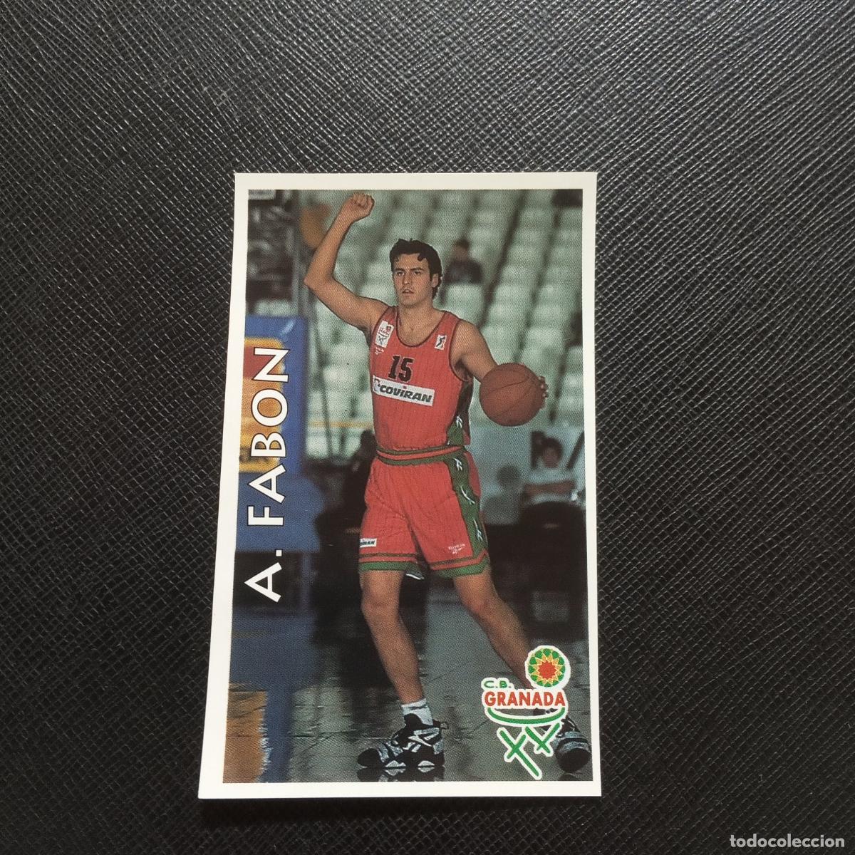 Sammelleidenschaft Sport: 233 A FABON GRANADA MUNDICROMO ACB 96 97 BALONCESTO 1996 1997 - SIN PEGAR - A126 PG235