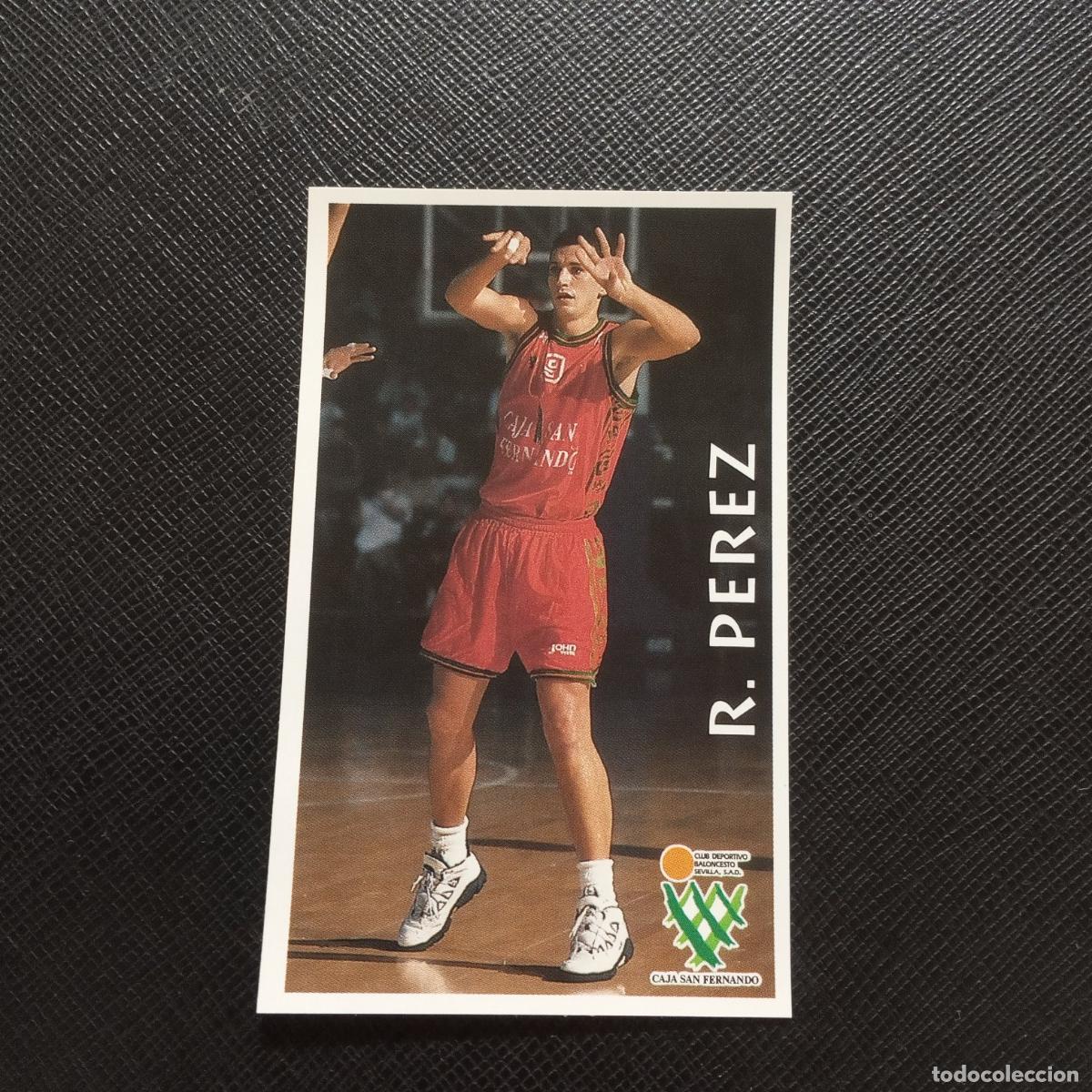Coleccionismo deportivo: 25 R PEREZ CAJA SAN FERNANDO MUNDICROMO ACB 96 97 BALONCESTO 1996 1997 - SIN PEGAR - A126 PG235