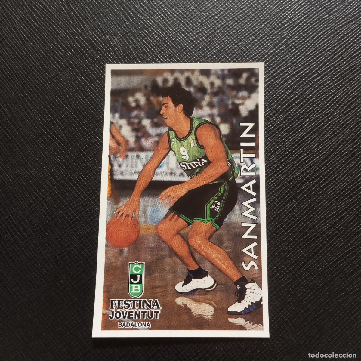 Coleccionismo deportivo: 163 SANMARTIN FESTINA JOUVENTUT MUNDICROMO ACB 96 97 BALONCESTO 1996 1997 - SIN PEGAR - A126 PG244