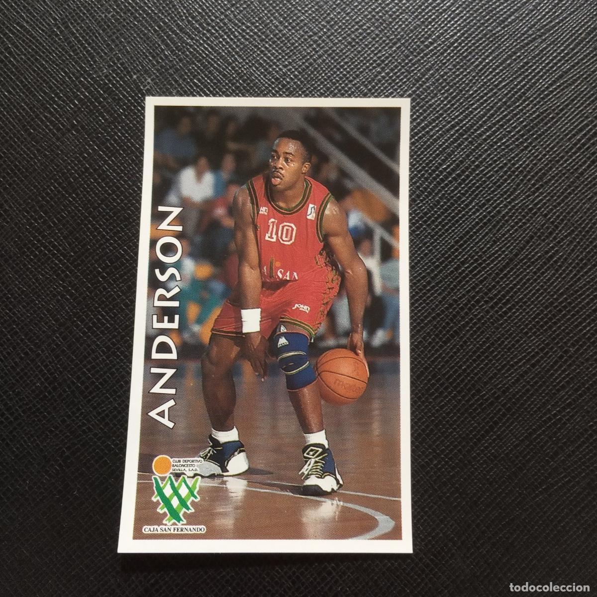 Coleccionismo deportivo: 20 ANDERSON CAJA SAN FERNANDO MUNDICROMO ACB 96 97 BALONCESTO 1996 1997 - SIN PEGAR - A126 PG244