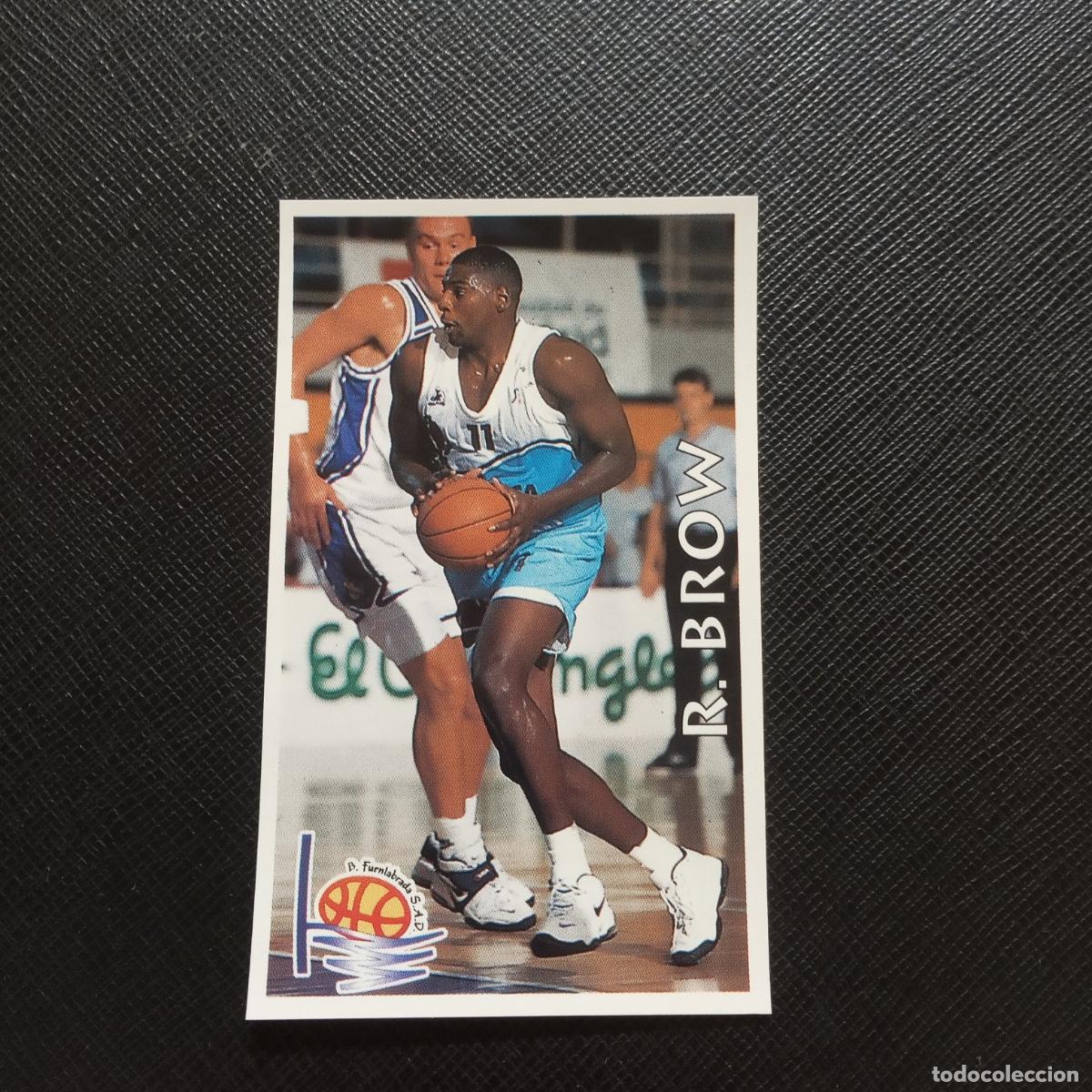Coleccionismo deportivo: 255 R BROW FUENLABRADA MUNDICROMO ACB 96 97 BALONCESTO 1996 1997 - SIN PEGAR - A126 PG244