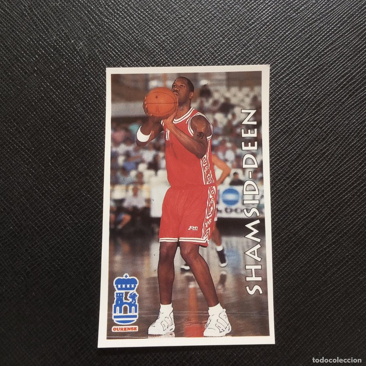 Coleccionismo deportivo: 225 SHAMSID DEEN OURENSE MUNDICROMO ACB 96 97 BALONCESTO 1996 1997 - SIN PEGAR - A126 PG253