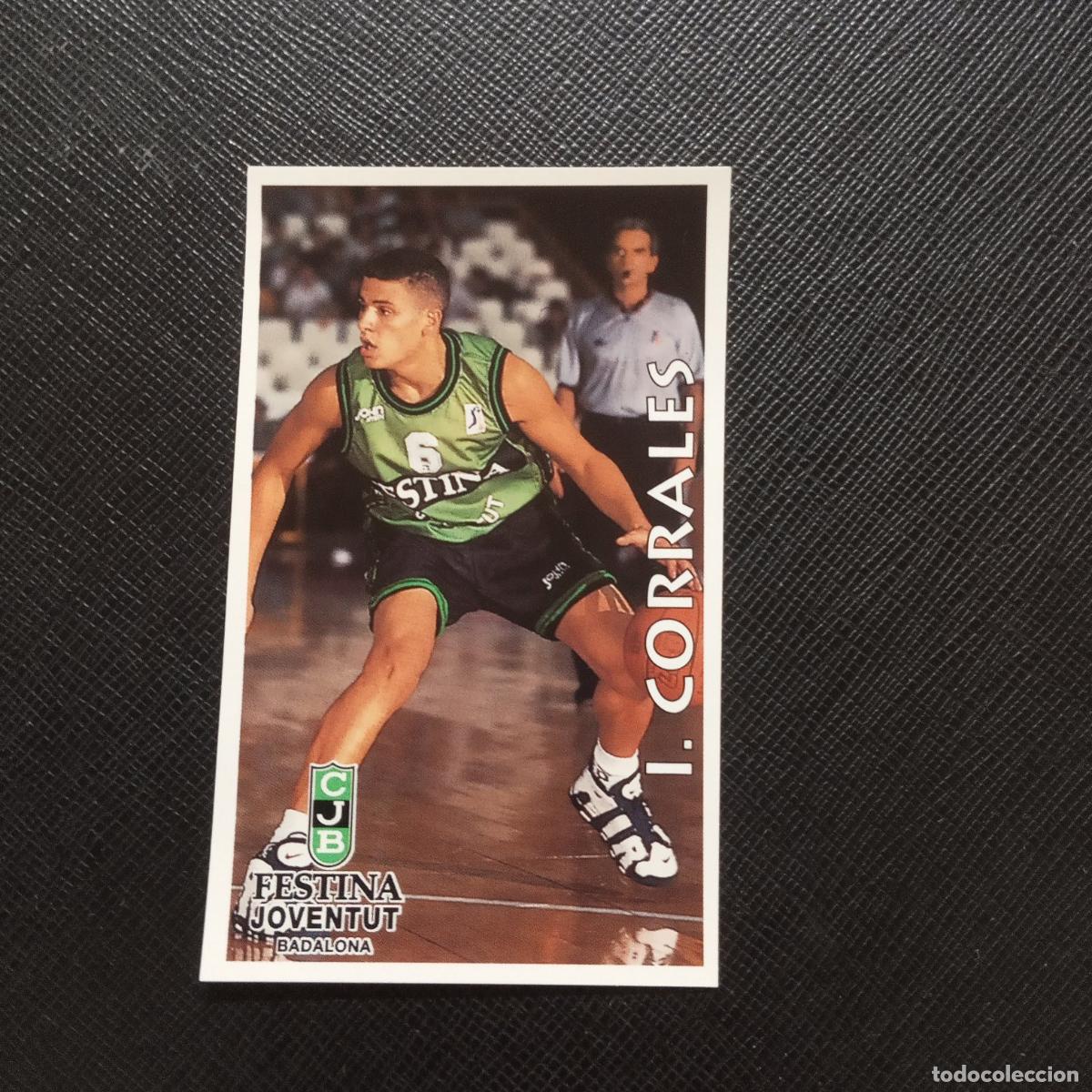 Coleccionismo deportivo: 160 I CORRALES FESTINA JOUVENTUT MUNDICROMO ACB 96 97 BALONCESTO 1996 1997 - SIN PEGAR - A126 PG262