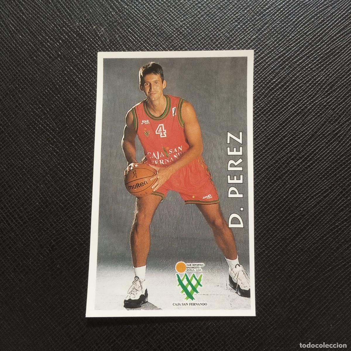 Colecionismo desportivo: 23 D PEREZ CAJA SAN FERNANDO MUNDICROMO ACB 96 97 BALONCESTO 1996 1997 - SIN PEGAR - A126 PG289