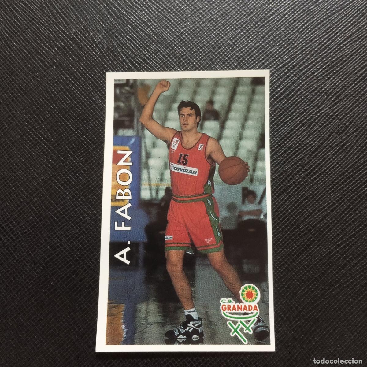 Colecionismo desportivo: 233 A FABON GRANADA MUNDICROMO ACB 96 97 BALONCESTO 1996 1997 - SIN PEGAR - A126 PG289