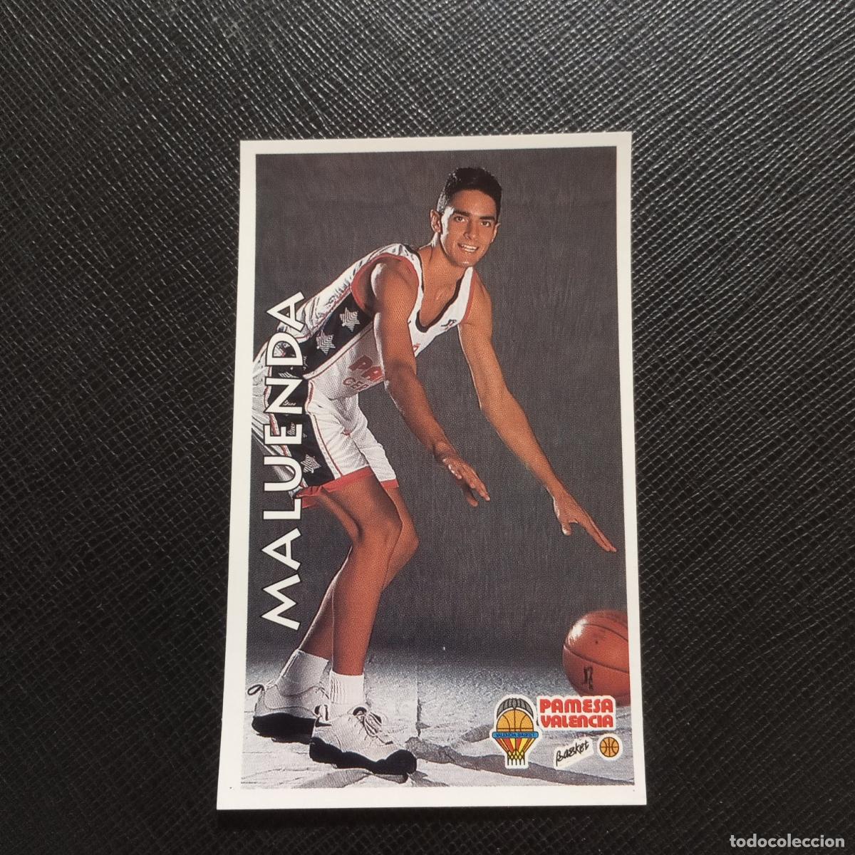 Colecionismo desportivo: 269 MALUENDA PAMESA VALENCIA MUNDICROMO ACB 96 97 BALONCESTO 1996 1997 - SIN PEGAR - A126 PG307