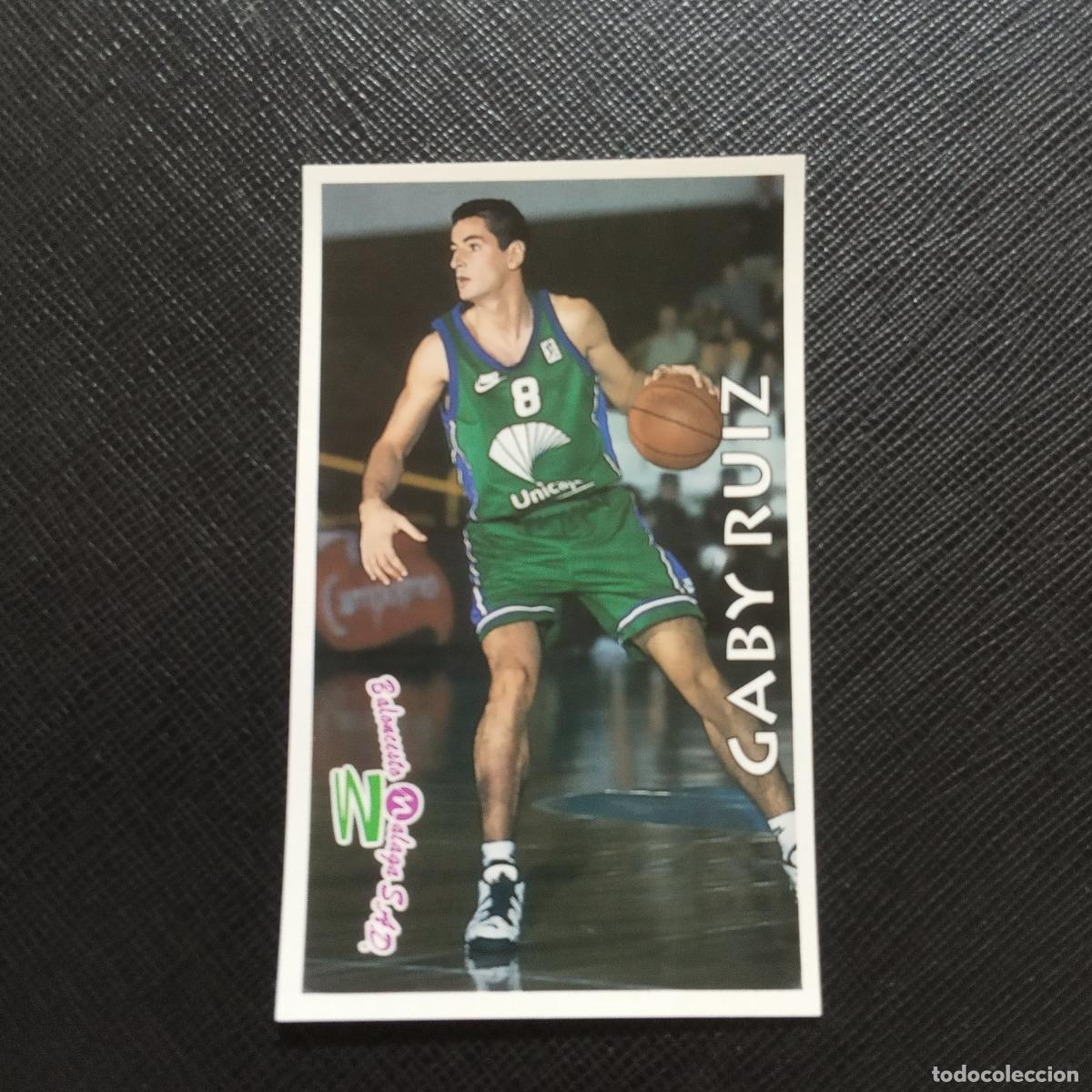 Colecionismo desportivo: 86 GABY RUIZ MALAGA MUNDICROMO ACB 96 97 BALONCESTO 1996 1997 - SIN PEGAR - A126 PG307