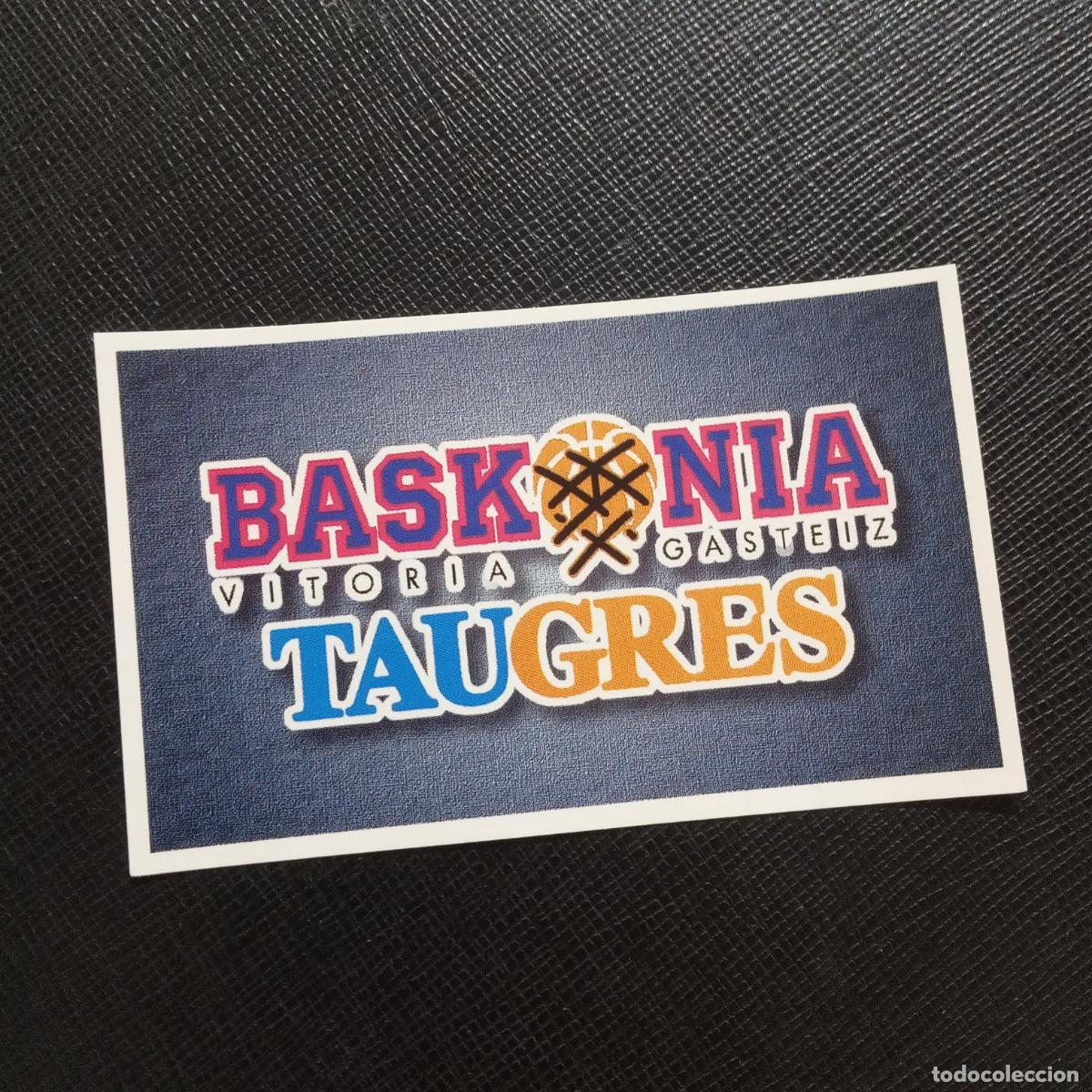 Coleccionismo deportivo: 94 ESCUDO BASKONIA TAUGRES MUNDICROMO ACB 96 97 BALONCESTO 1996 1997 - SIN PEGAR - A126 PG334