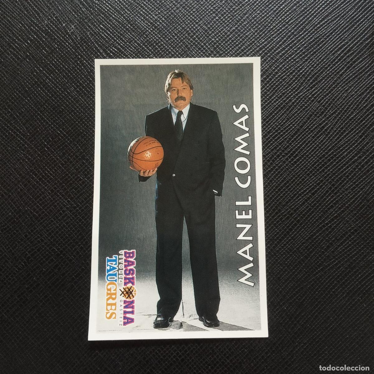 Coleccionismo deportivo: 97 MANEL COMAS BASKONIA TAUGRES MUNDICROMO ACB 96 97 BALONCESTO 1996 1997 - SIN PEGAR - A126 PG334
