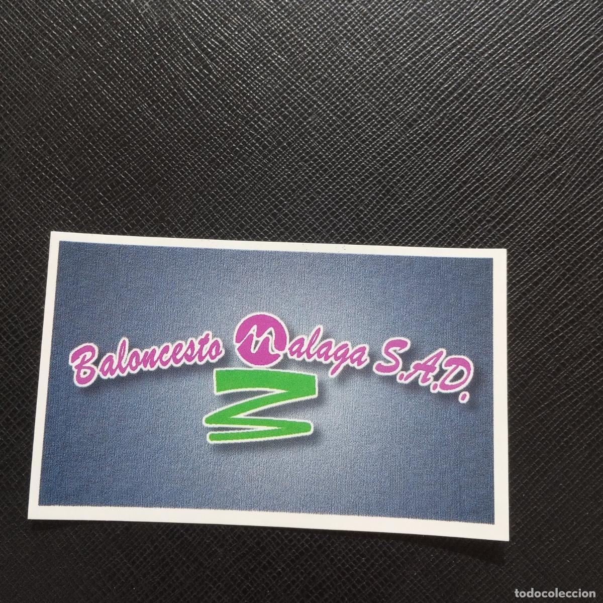 Coleccionismo deportivo: 78 ESCUDO MALAGA MUNDICROMO ACB 96 97 BALONCESTO 1996 1997 - SIN PEGAR - A126 PG343