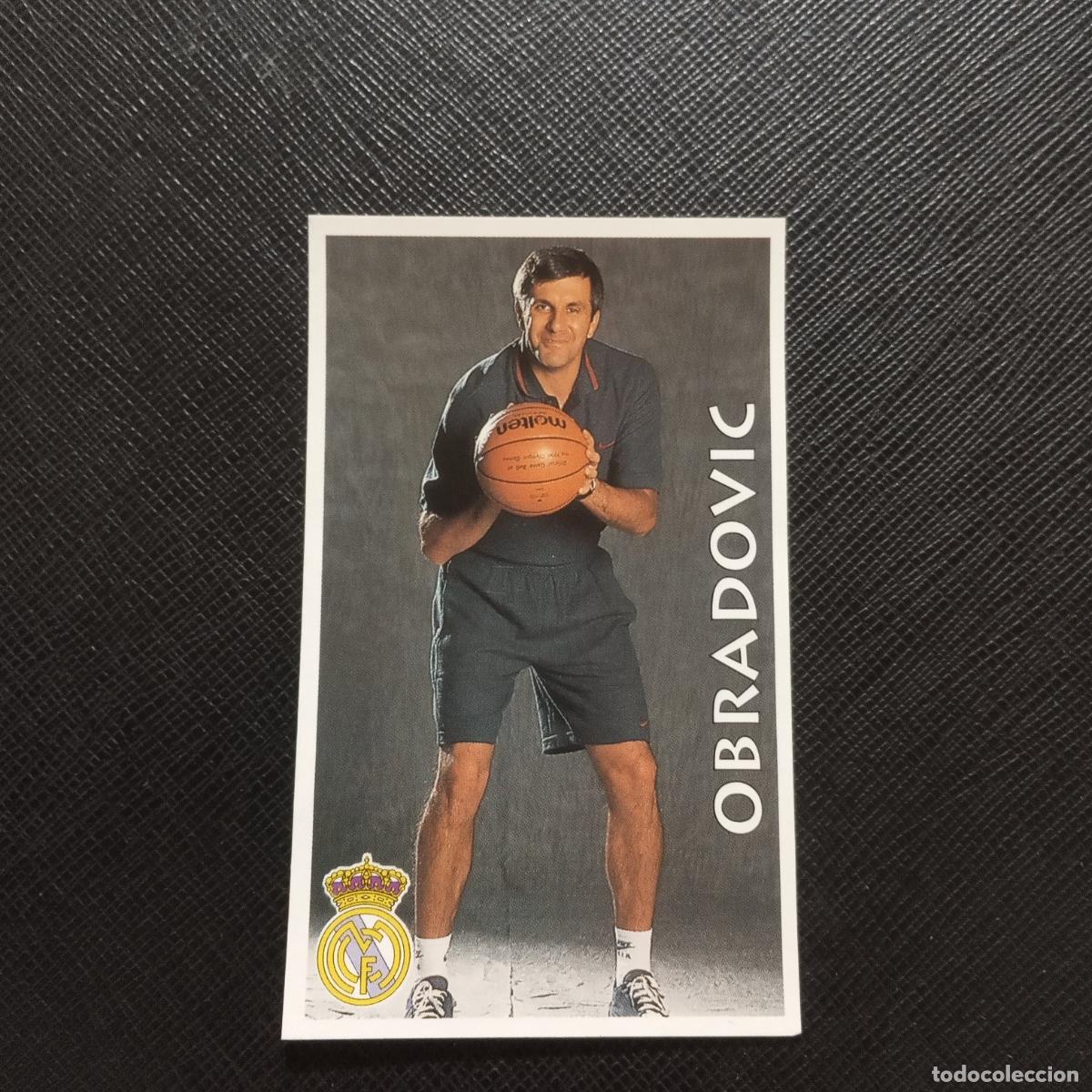 Coleccionismo deportivo: 65 OBRADOVIC REAL MADRID MUNDICROMO ACB 96 97 BALONCESTO 1996 1997 - SIN PEGAR - A126 PG352
