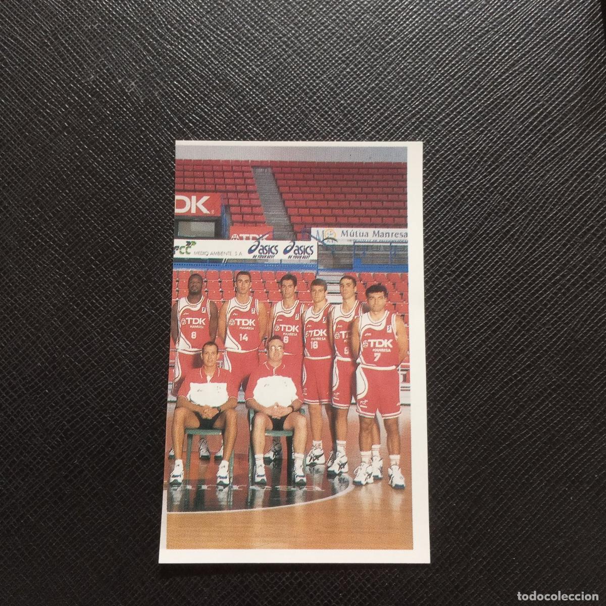 Coleccionismo deportivo: 49 PLANTILLA MANRESA MUNDICROMO ACB 96 97 BALONCESTO 1996 1997 - SIN PEGAR - A126 PG352