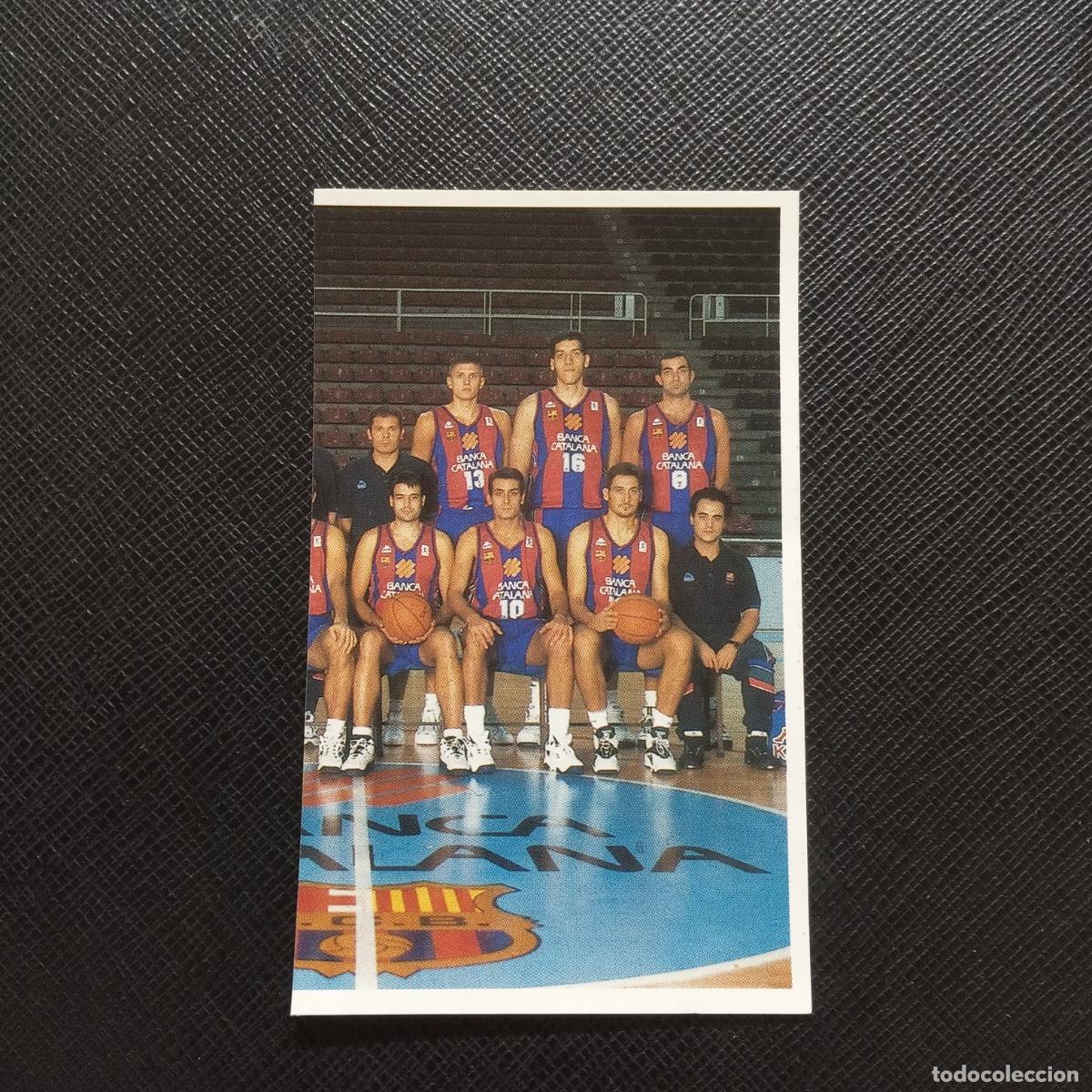 Coleccionismo deportivo: 3 PLANTILLA BARCELONA MUNDICROMO ACB 96 97 BALONCESTO 1996 1997 - SIN PEGAR - A126 PG361
