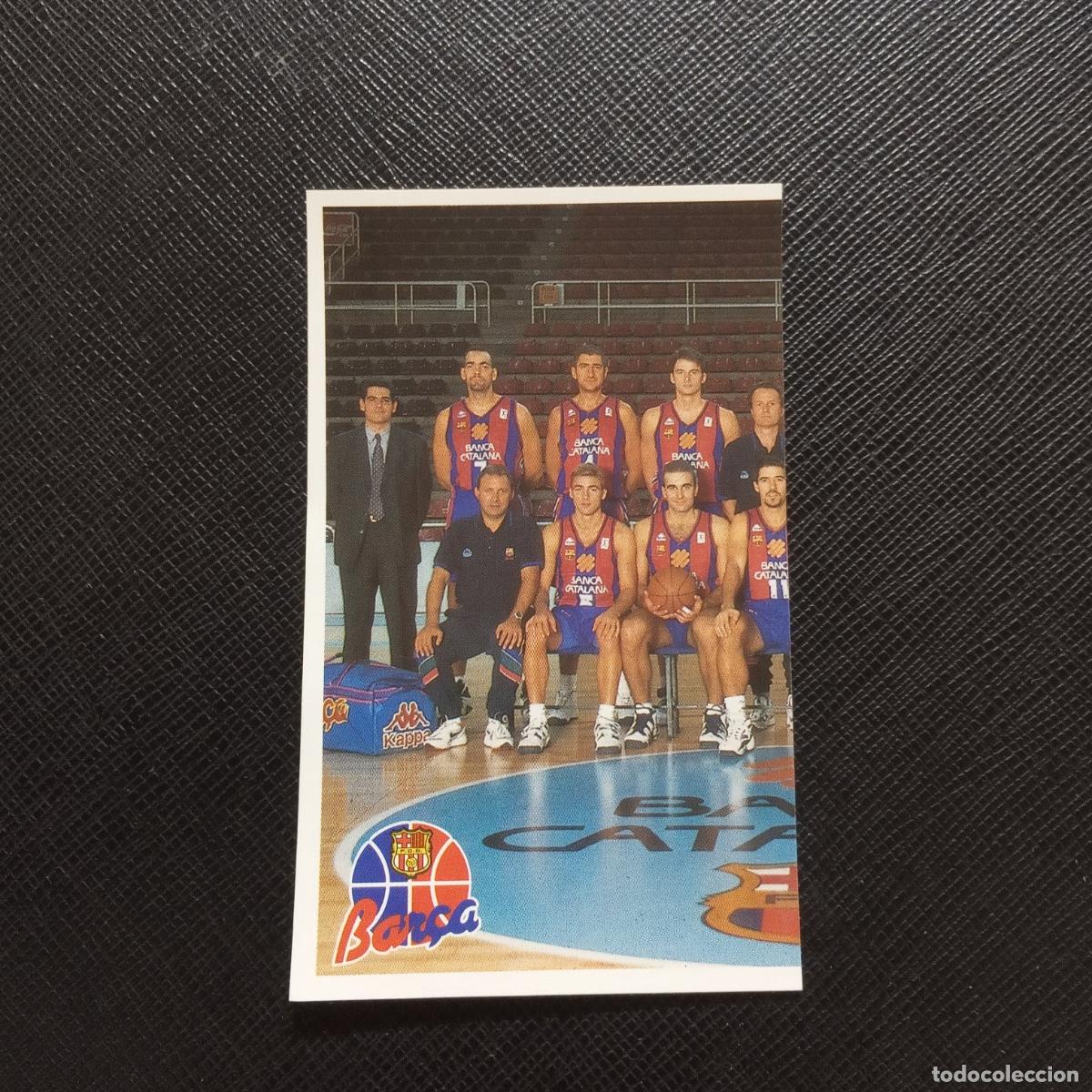 Coleccionismo deportivo: 2 PLANTILLA BARCELONA MUNDICROMO ACB 96 97 BALONCESTO 1996 1997 - SIN PEGAR - A126 PG361