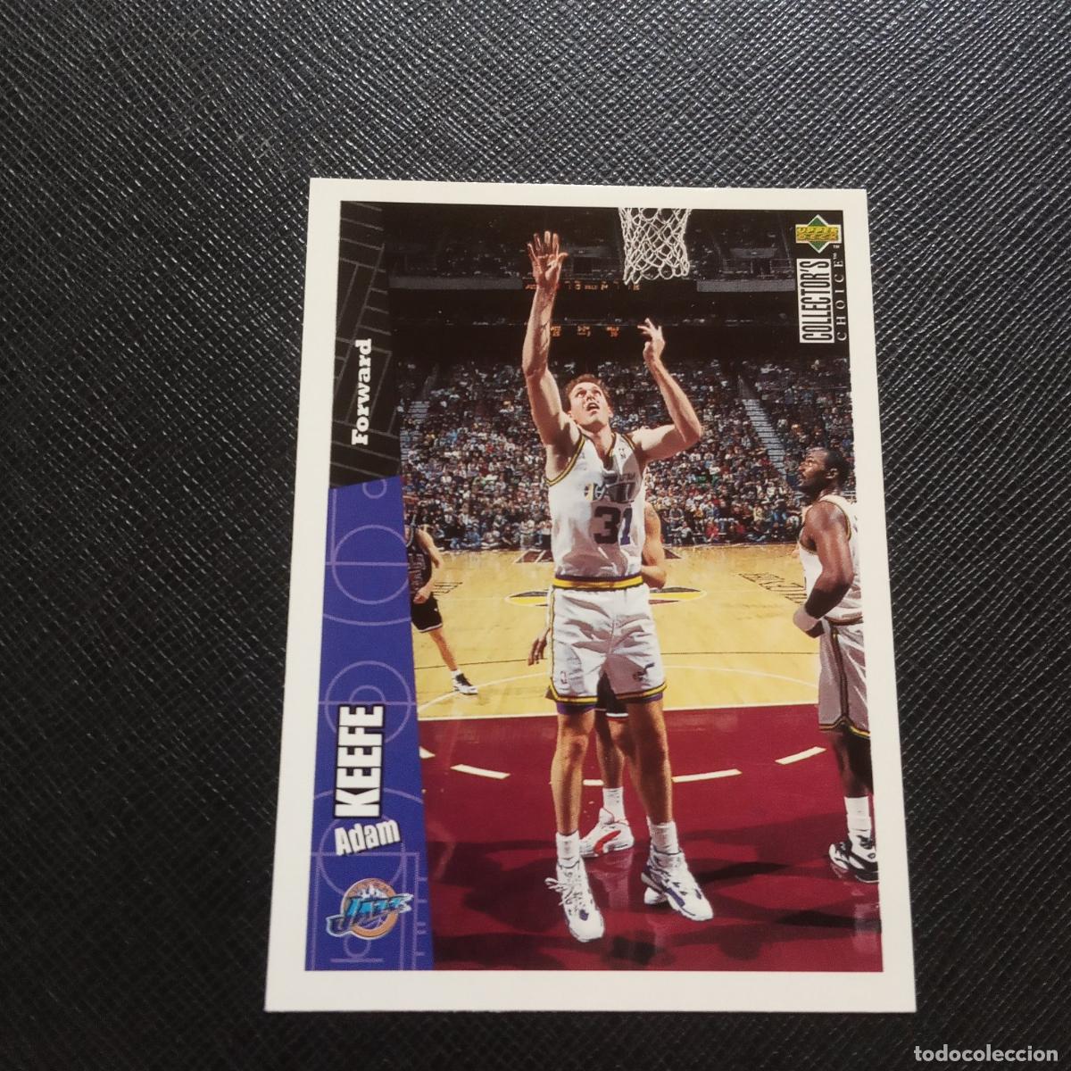 Coleccionismo deportivo: 156 ADAM KEEFE JAZZ UPPER DECK BALONCESTO NBA 1996 CROMO 96 - A201 PG5