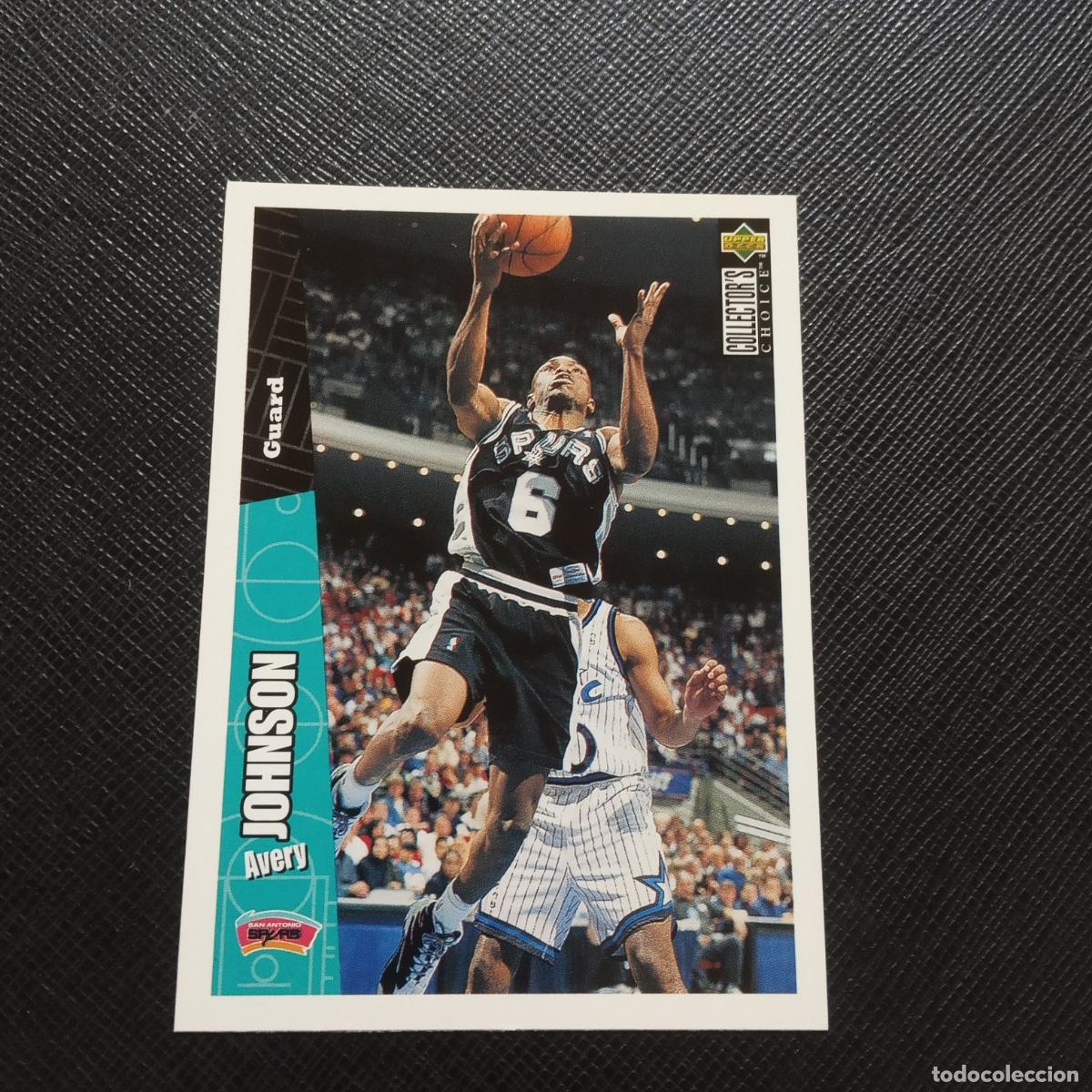 Coleccionismo deportivo: 138 AVERY JONHSON SPURS UPPER DECK BALONCESTO NBA 1996 CROMO 96 - A201 PG6