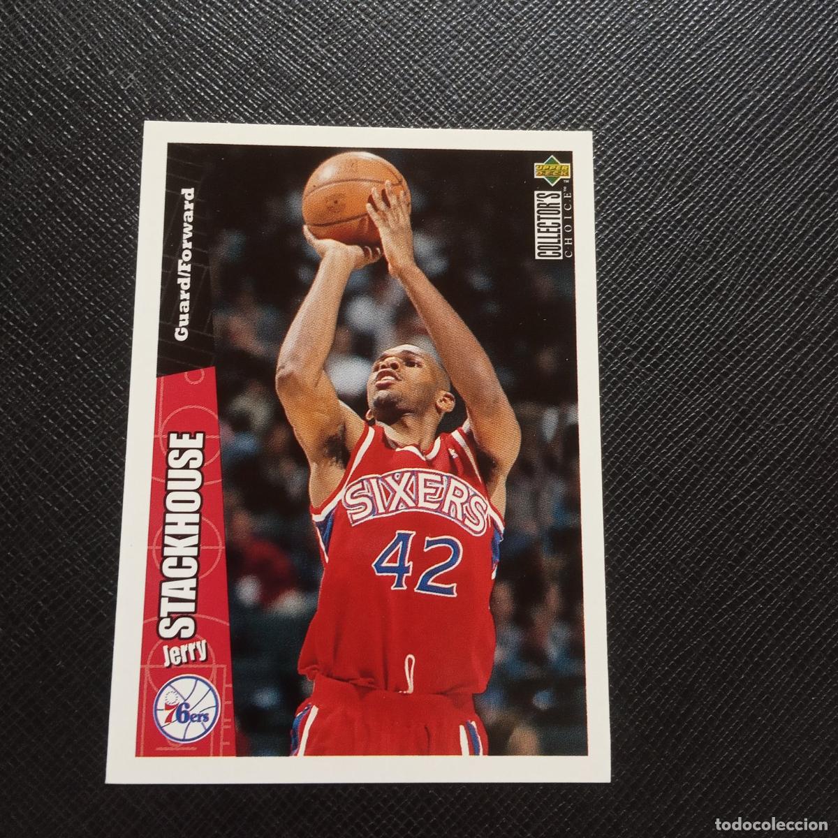 Coleccionismo deportivo: 122 STACKHOUSE 76ERS UPPER DECK BALONCESTO NBA 1996 CROMO 96 - A201 PG13