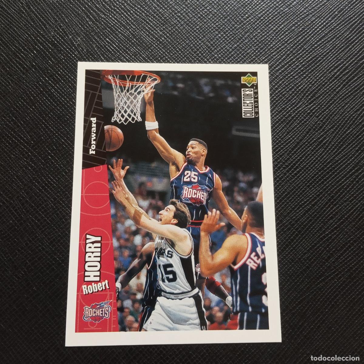 Coleccionismo deportivo: 59 HORRY ROCKETS UPPER DECK BALONCESTO NBA 1996 CROMO 96 - A201 PG13
