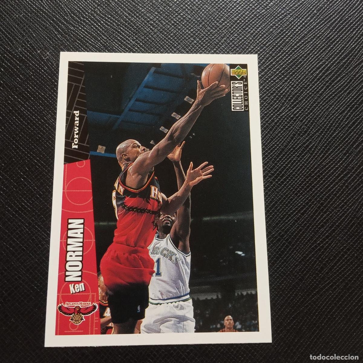Coleccionismo deportivo: 5 KEN NORMAN HAWKS UPPER DECK BALONCESTO NBA 1996 CROMO 96 - A201 PG17