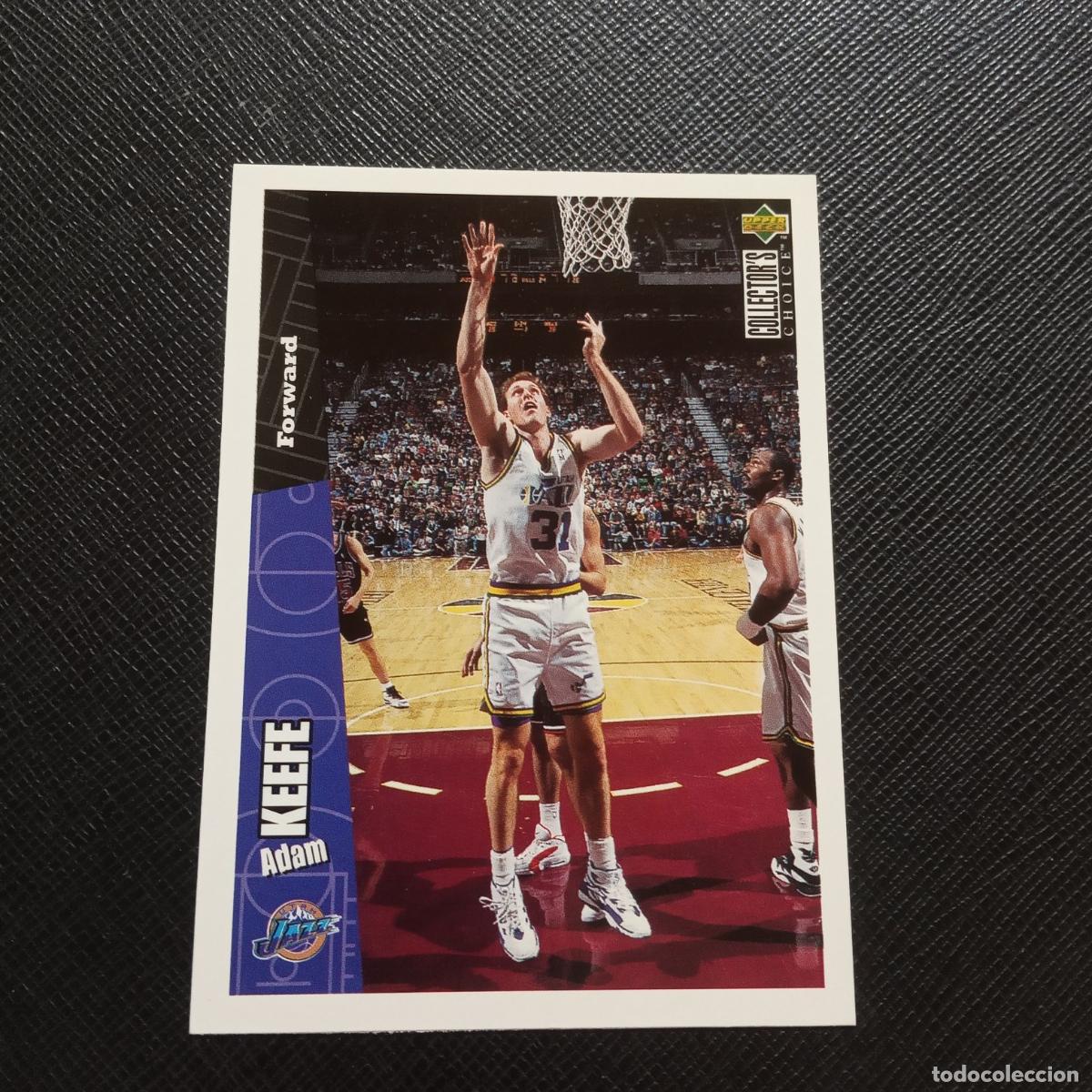 Colecionismo desportivo: 156 ADAM KEEFE JAZZ UPPER DECK BALONCESTO NBA 1996 CROMO 96 - A201 PG37