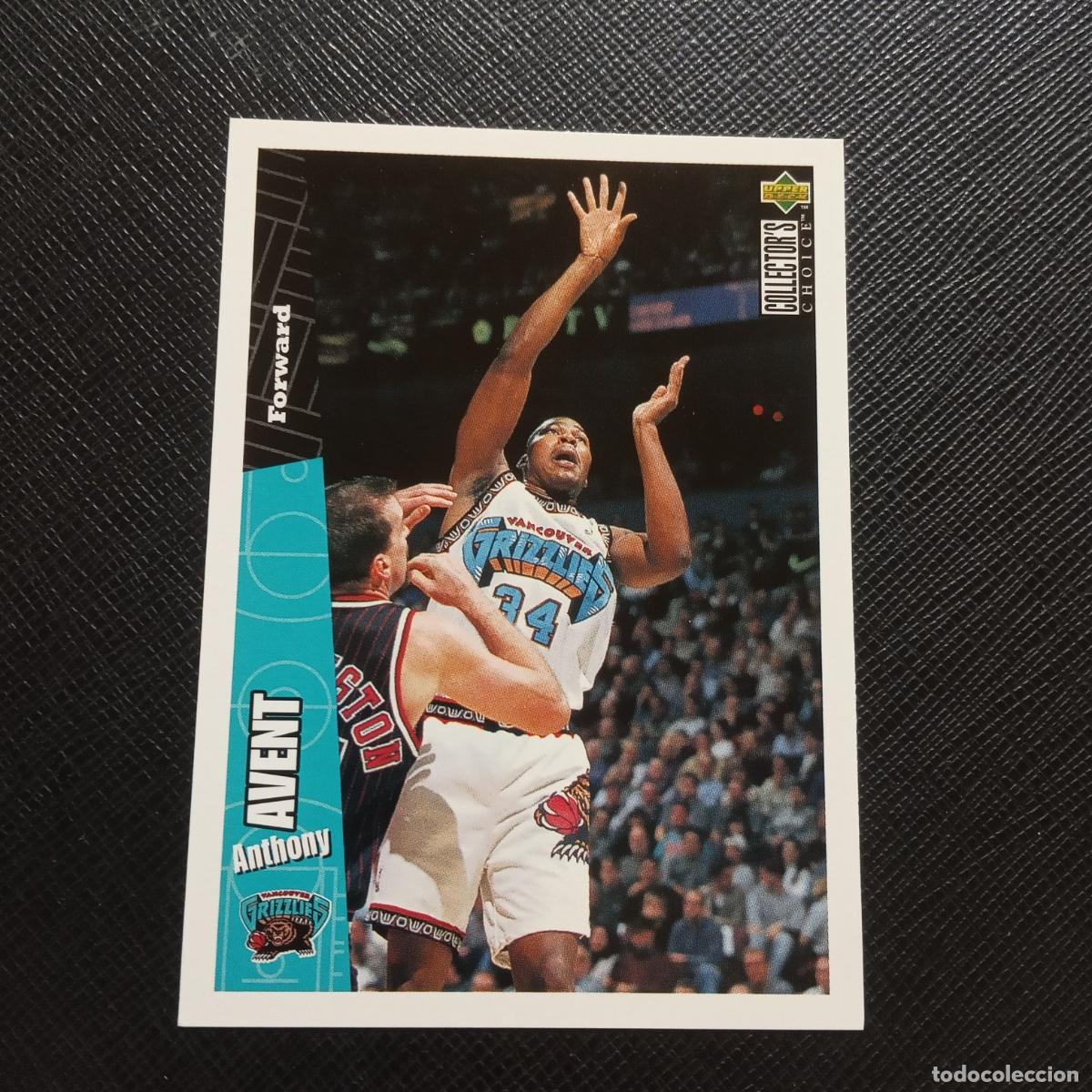 Colecionismo desportivo: 160 ANTHONY AVENT GRIZZLIES UPPER DECK BALONCESTO NBA 1996 CROMO 96 - A201 PG52