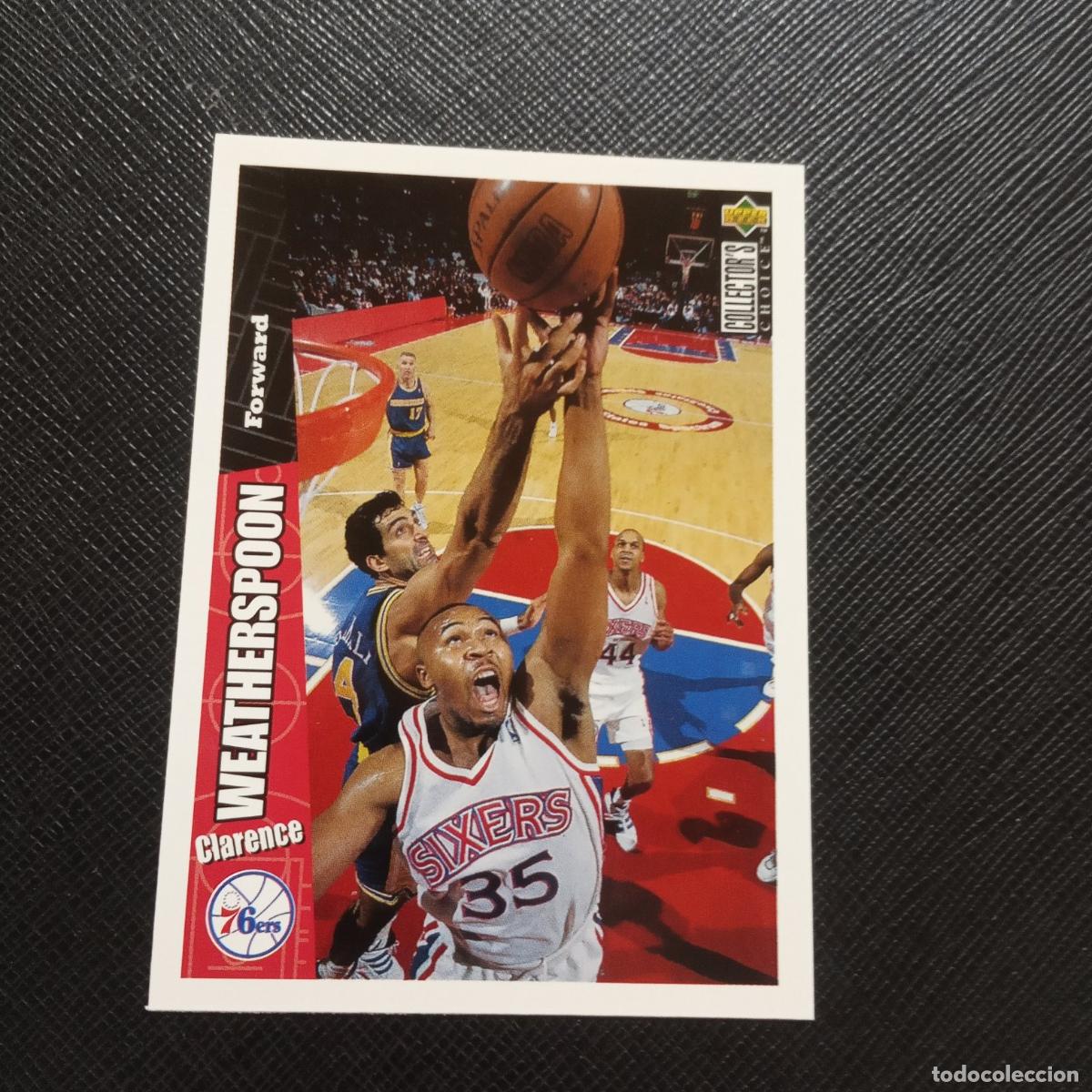 Coleccionismo deportivo: 121 WEATHERSPOON 76ERS UPPER DECK BALONCESTO NBA 1996 CROMO 96 - A201 PG52