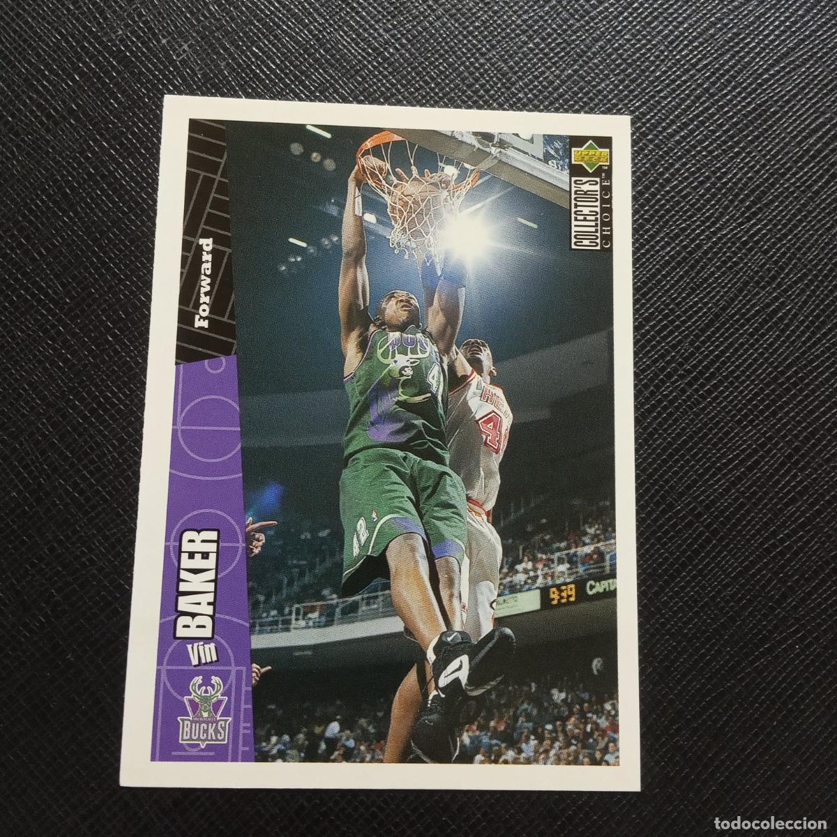 Colecionismo desportivo: 84 BAKER BUCKS UPPER DECK BALONCESTO NBA 1996 CROMO 96 - A201 PG57