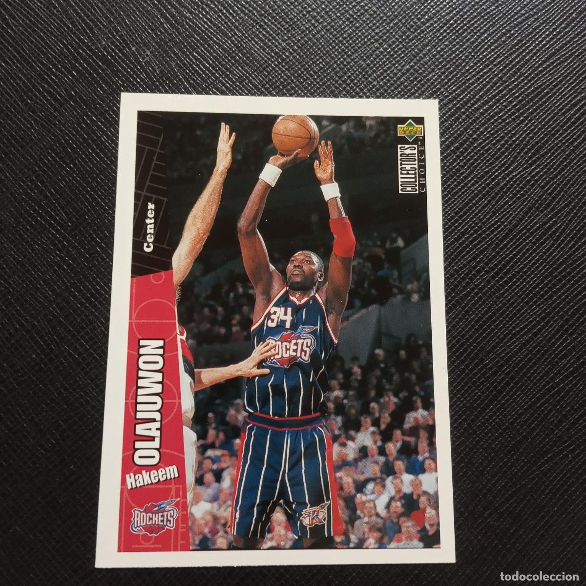 Collectionnisme sportif: 58 OLAJUWON ROCKETS UPPER DECK BALONCESTO NBA 1996 CROMO 96 - A201 PG57